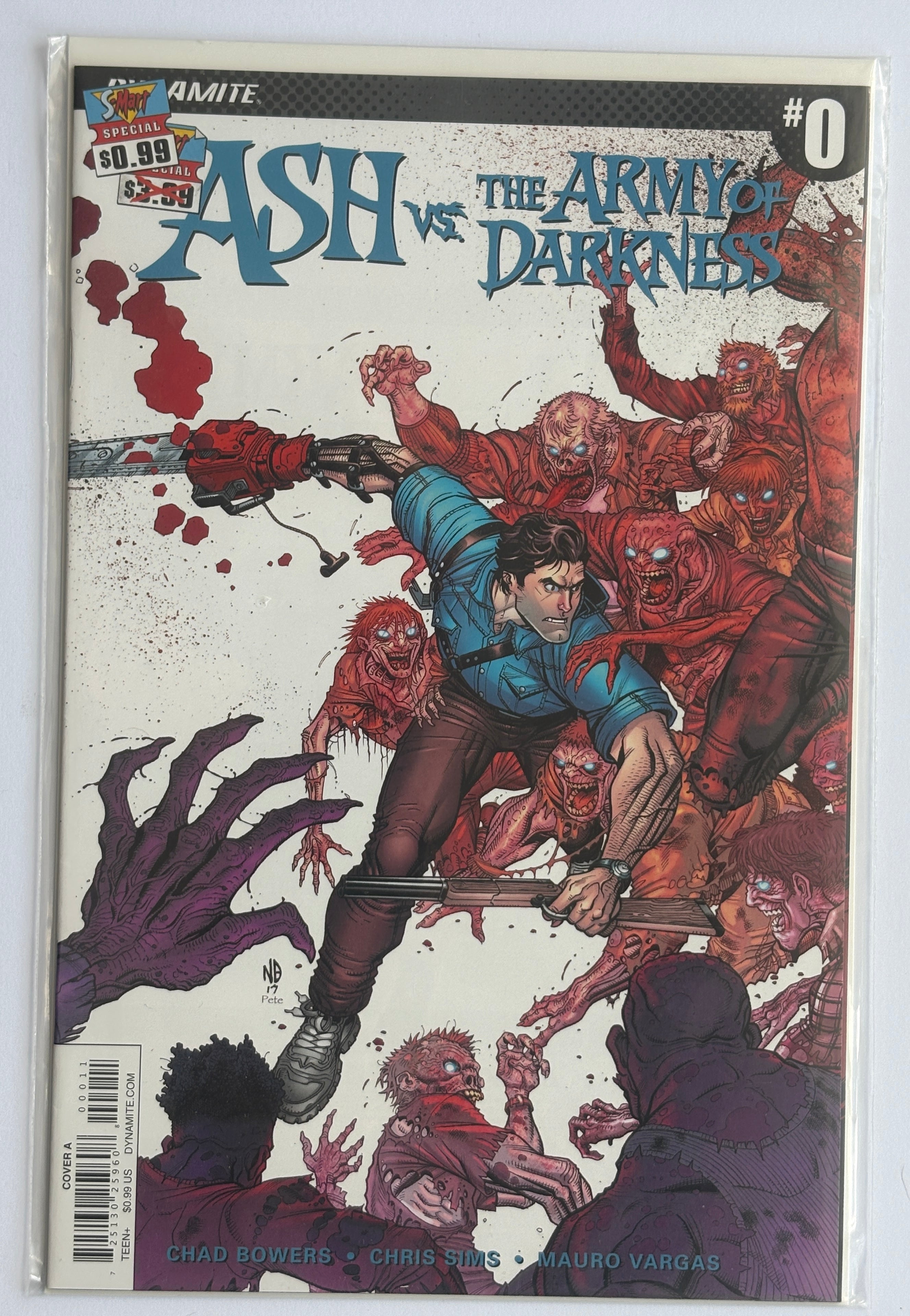 Ash vs The Army of Darkness #0 - 1st Printing Cover A Dynamite 2017 VF 8.0
