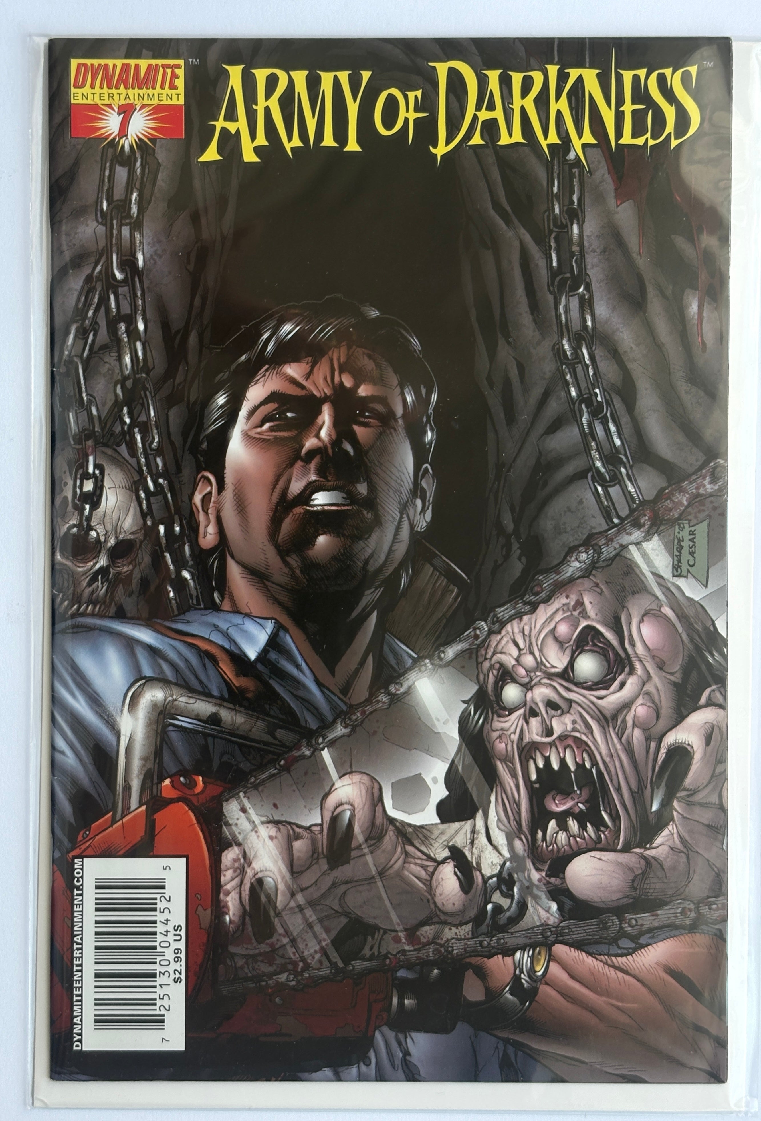 Army of Darkness #7: Old School - 1st Printing Cover B Dynamite 2006 FN+ 6.5
