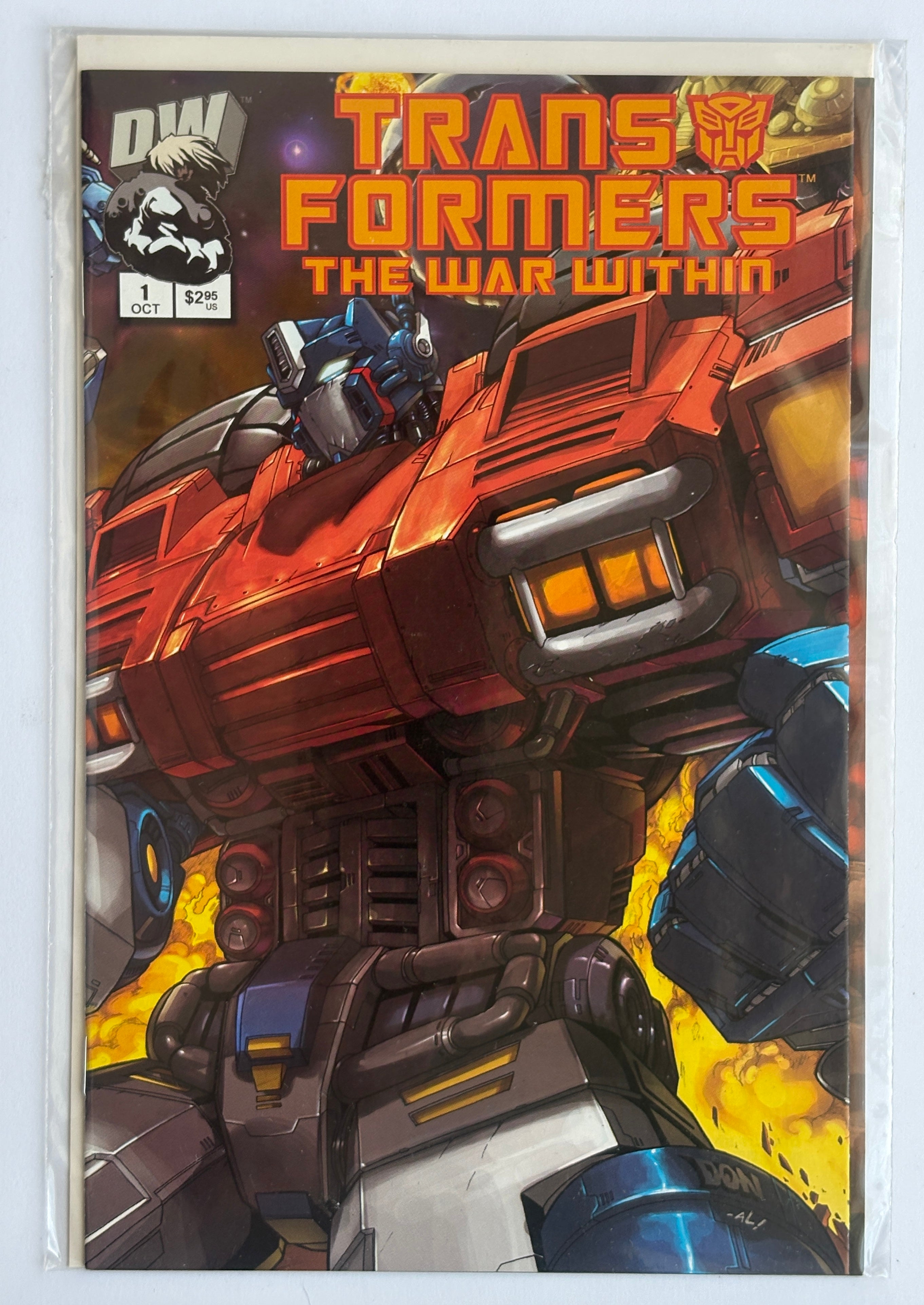 Transformers: The War Within #1 - 1st Printing DW October 2002 VF+ 8.5