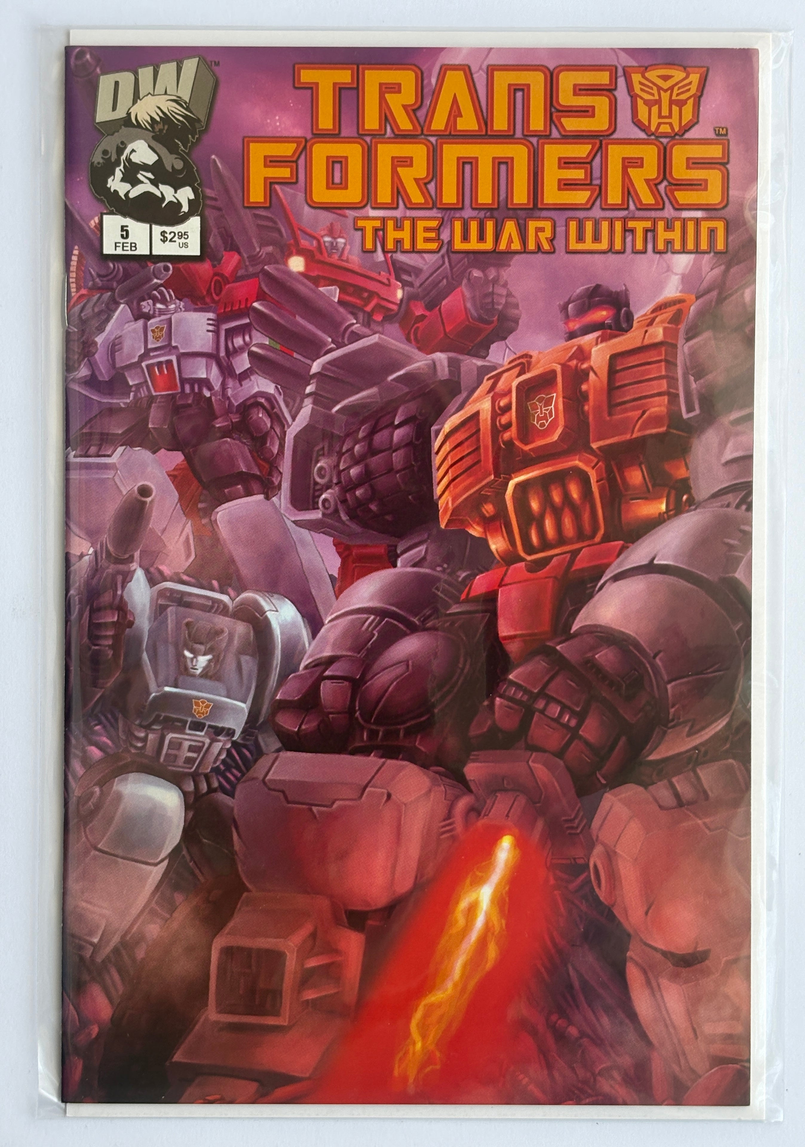 Transformers: The War Within  #5 - 1st Printing DW February 2003 VF 8.0