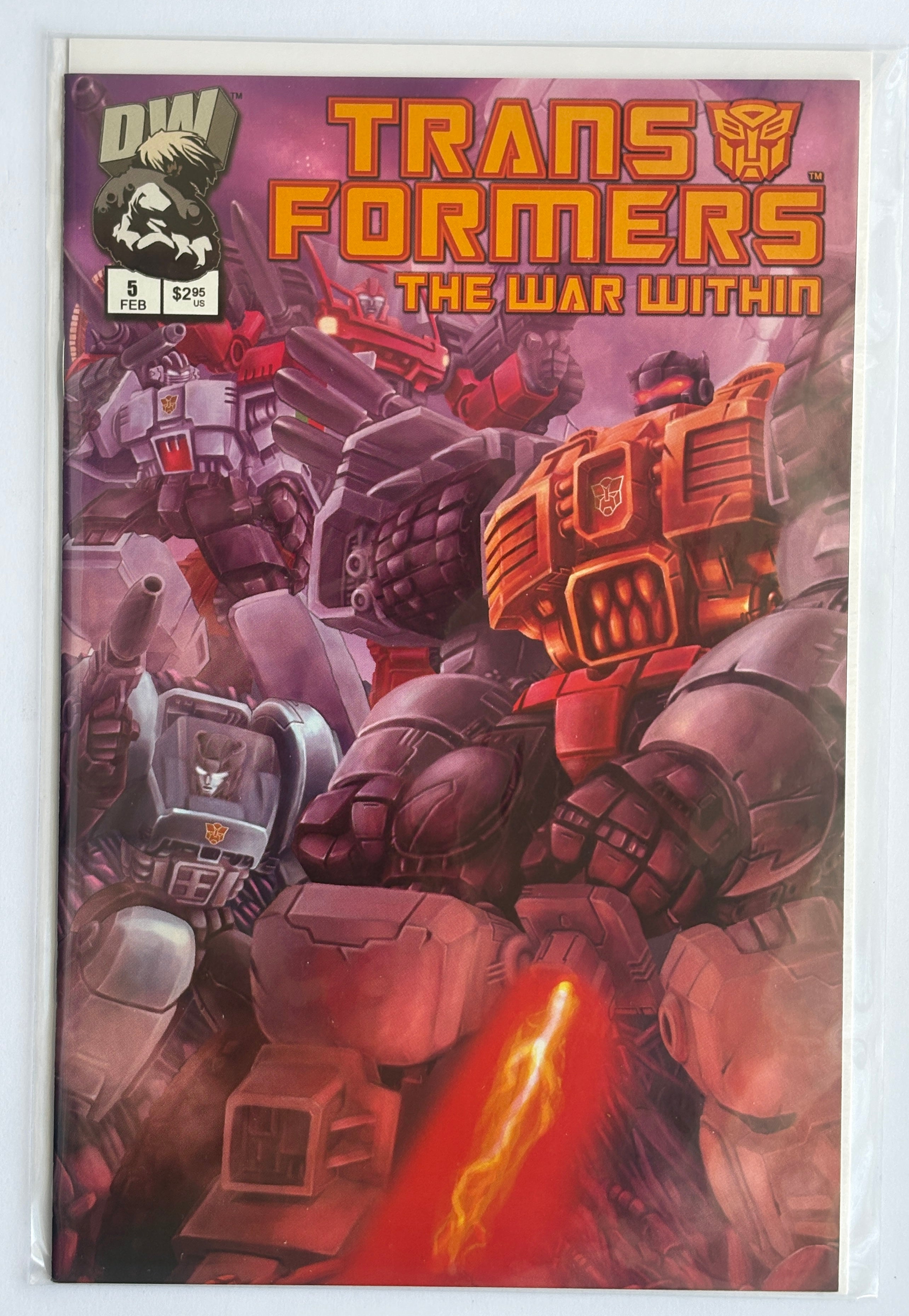 Transformers: The War Within  #5 - 1st Printing DW February 2003 VF+ 8.5