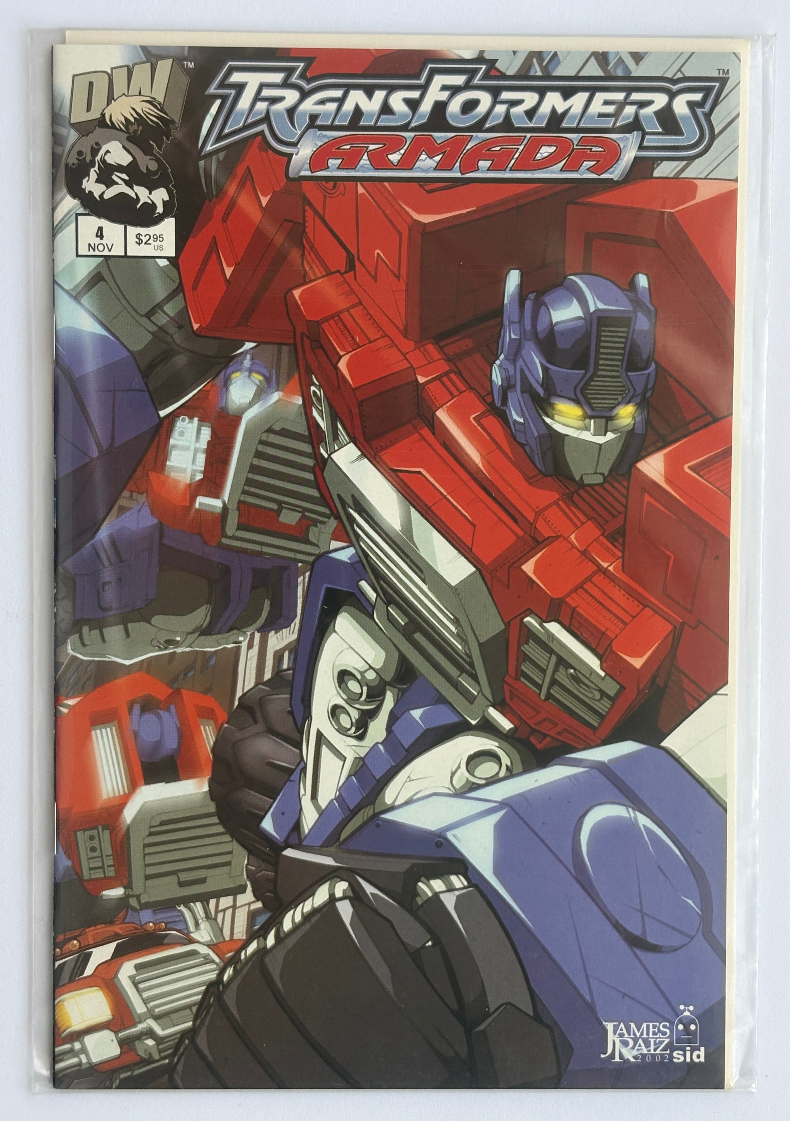 Transformers Armada #4 - 1st Printing Dreamweaver November 2002 VF/NM 9.0