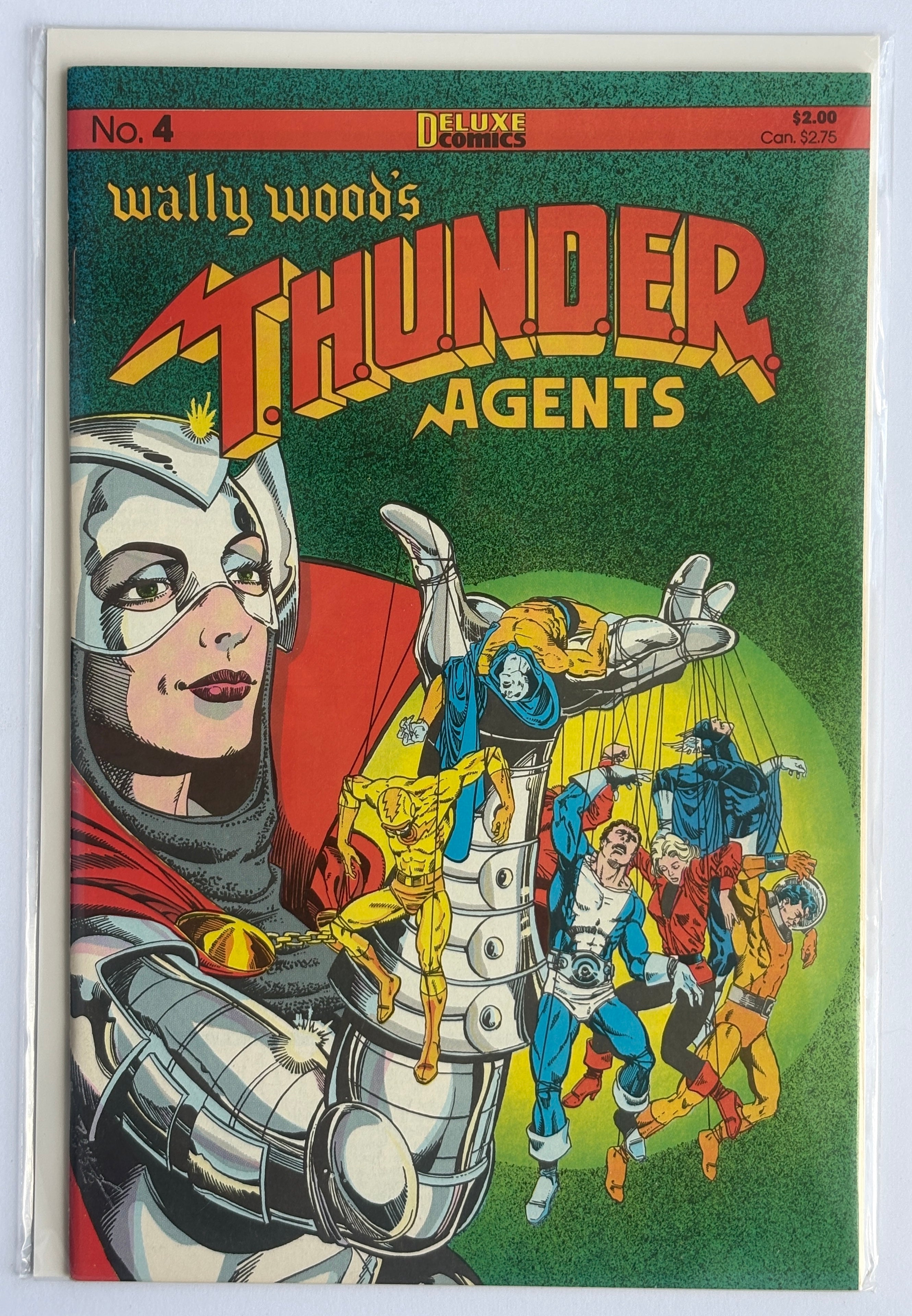 Wally Wood's T.H.U.N.D.E.R. Agents #1 to 4 (4 Comic Set) Deluxe 1984 VF+ 8.5