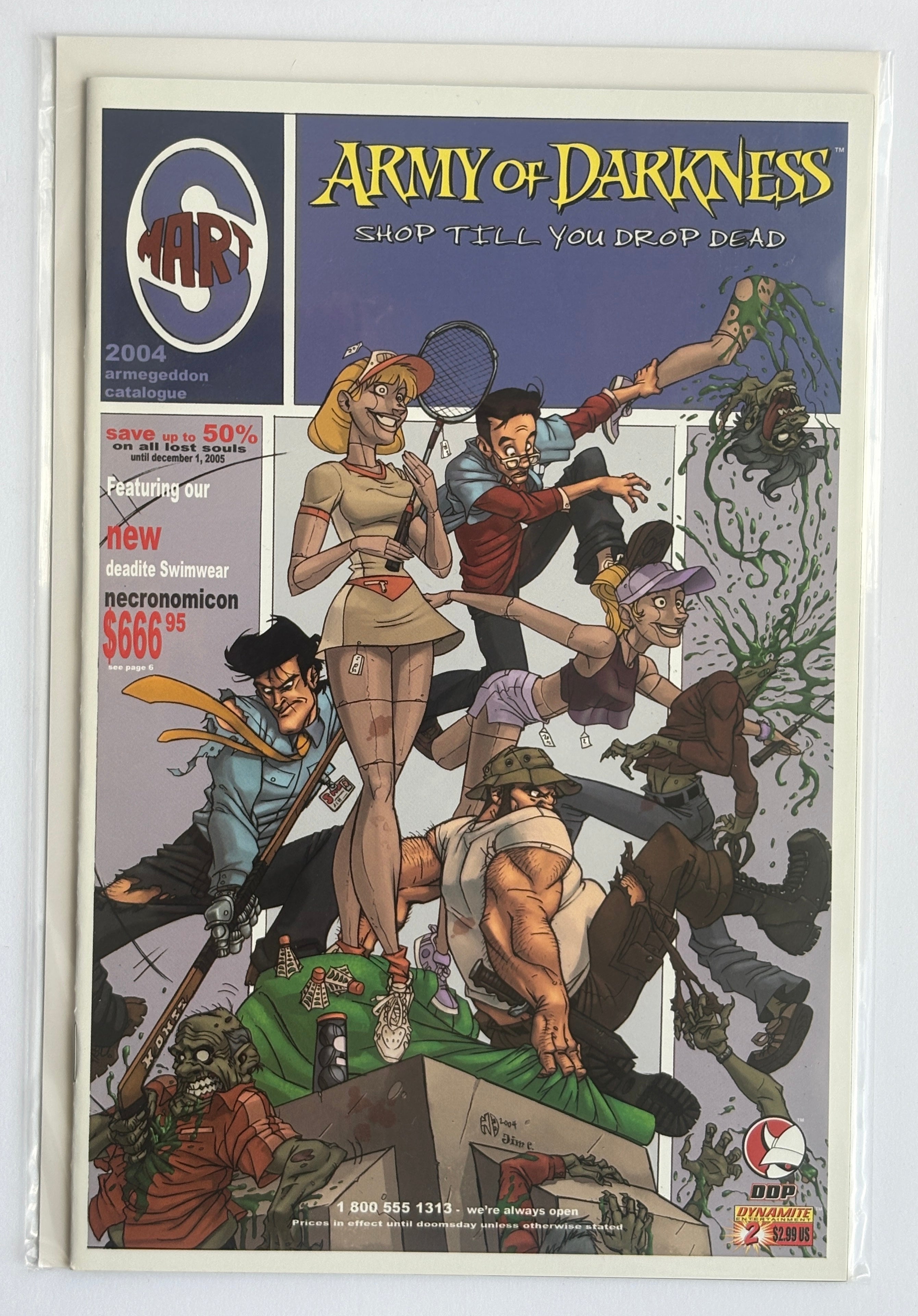 Army of Darkness Shop Till You Drop Dead #2 - Cover A Dynamite 2005 VF/NM 9.0
