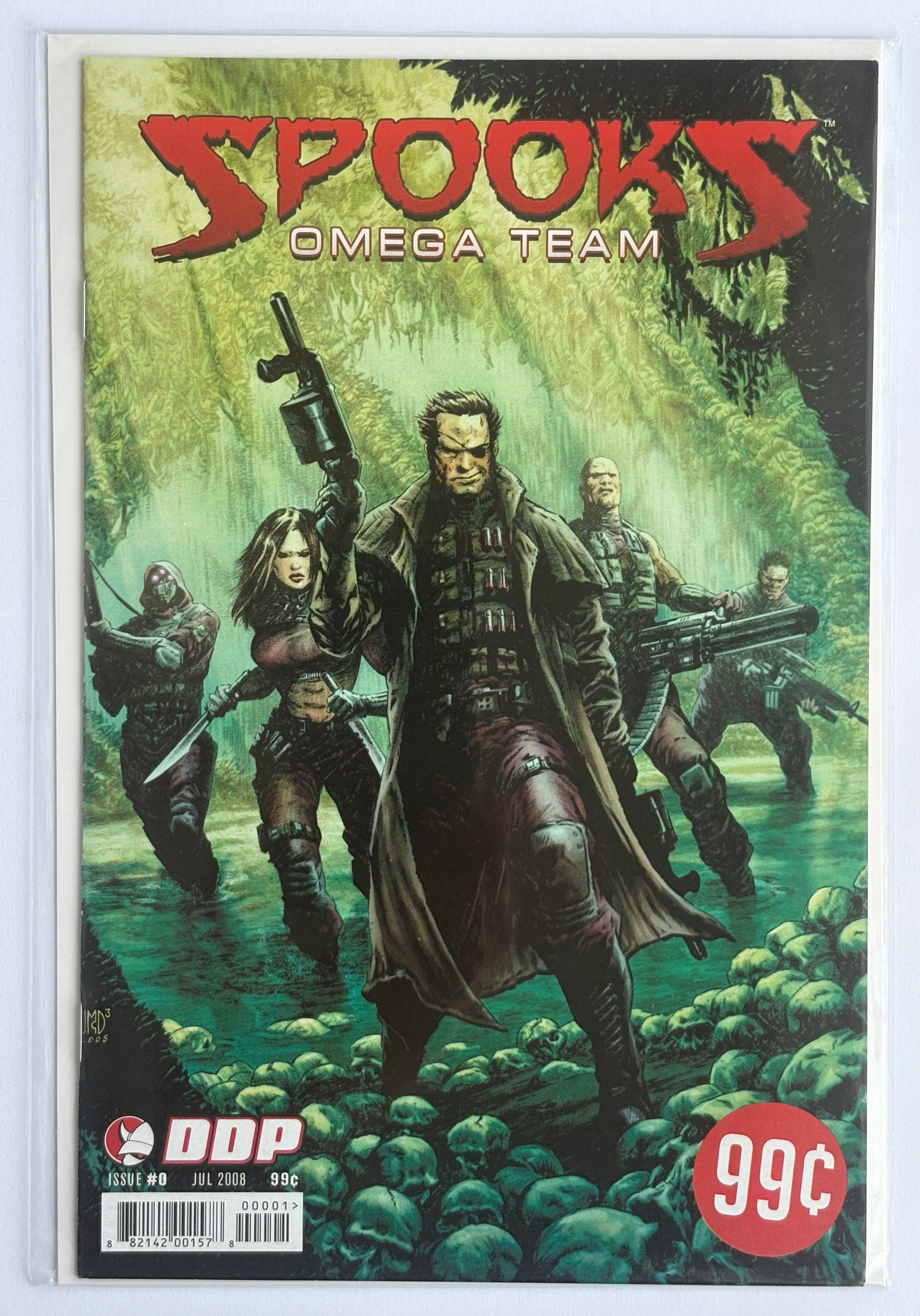 Spooks Omega Team #0 - Devil's Due Publications July 2008 VF/NM 9.0