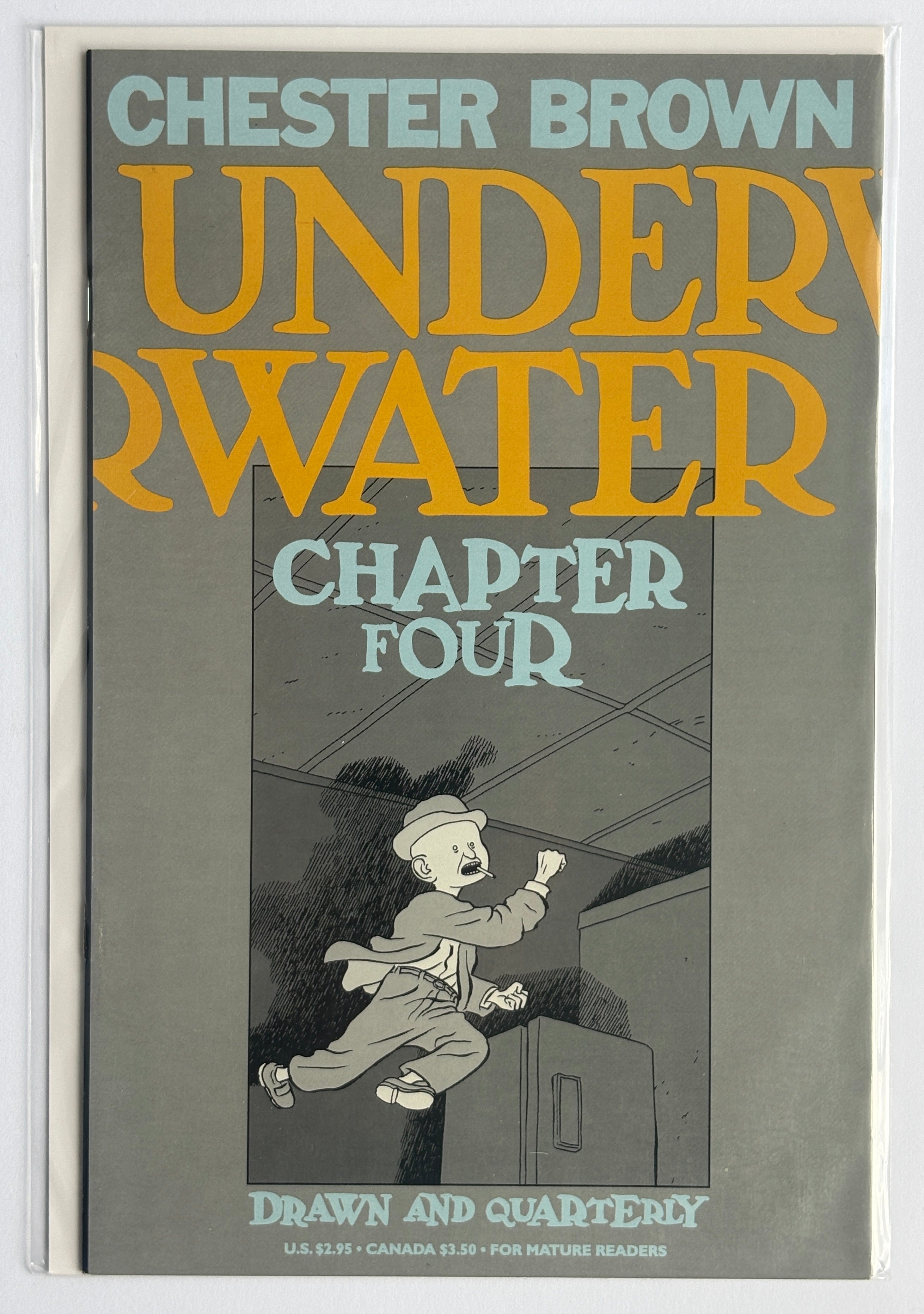 Underwater #4 - Chester Brown Drawn & Quarterly September 1995 VF+ 8.5