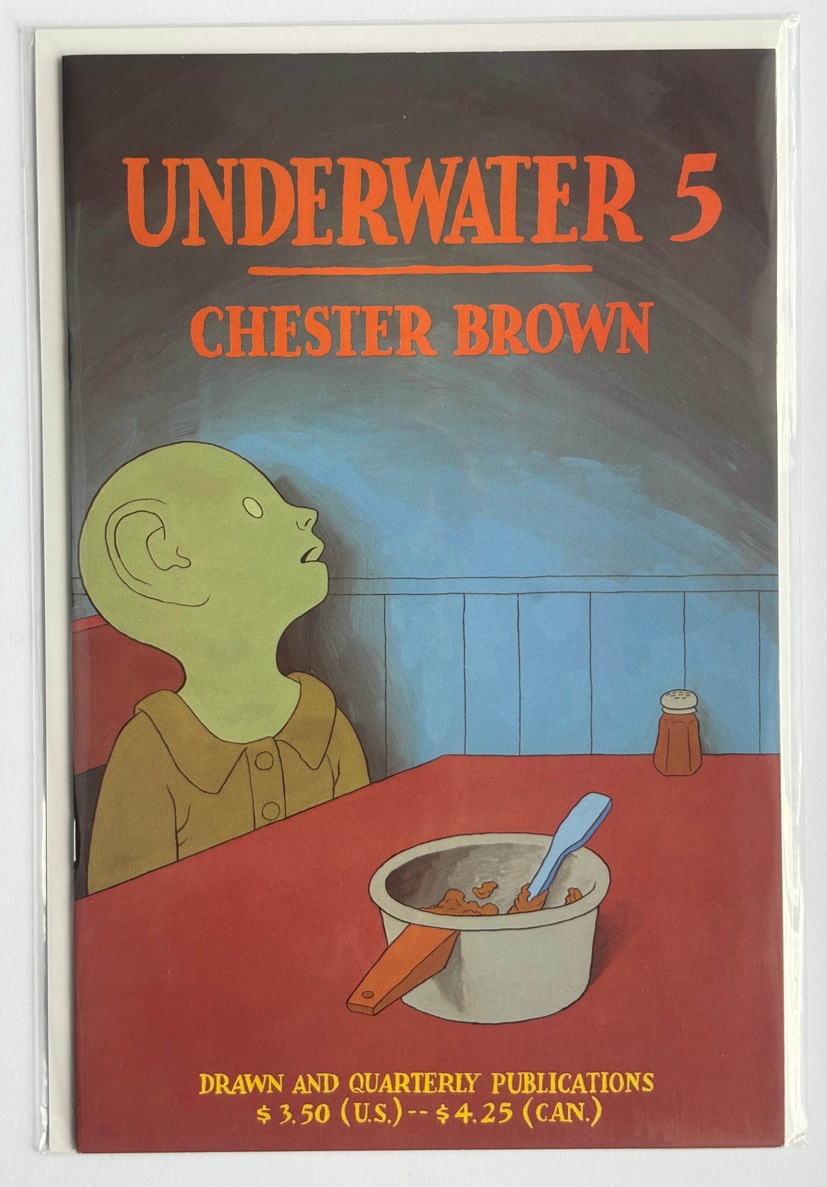 Underwater #5 - Chester Brown Drawn & Quarterly February 1996 VF/NM 9.0
