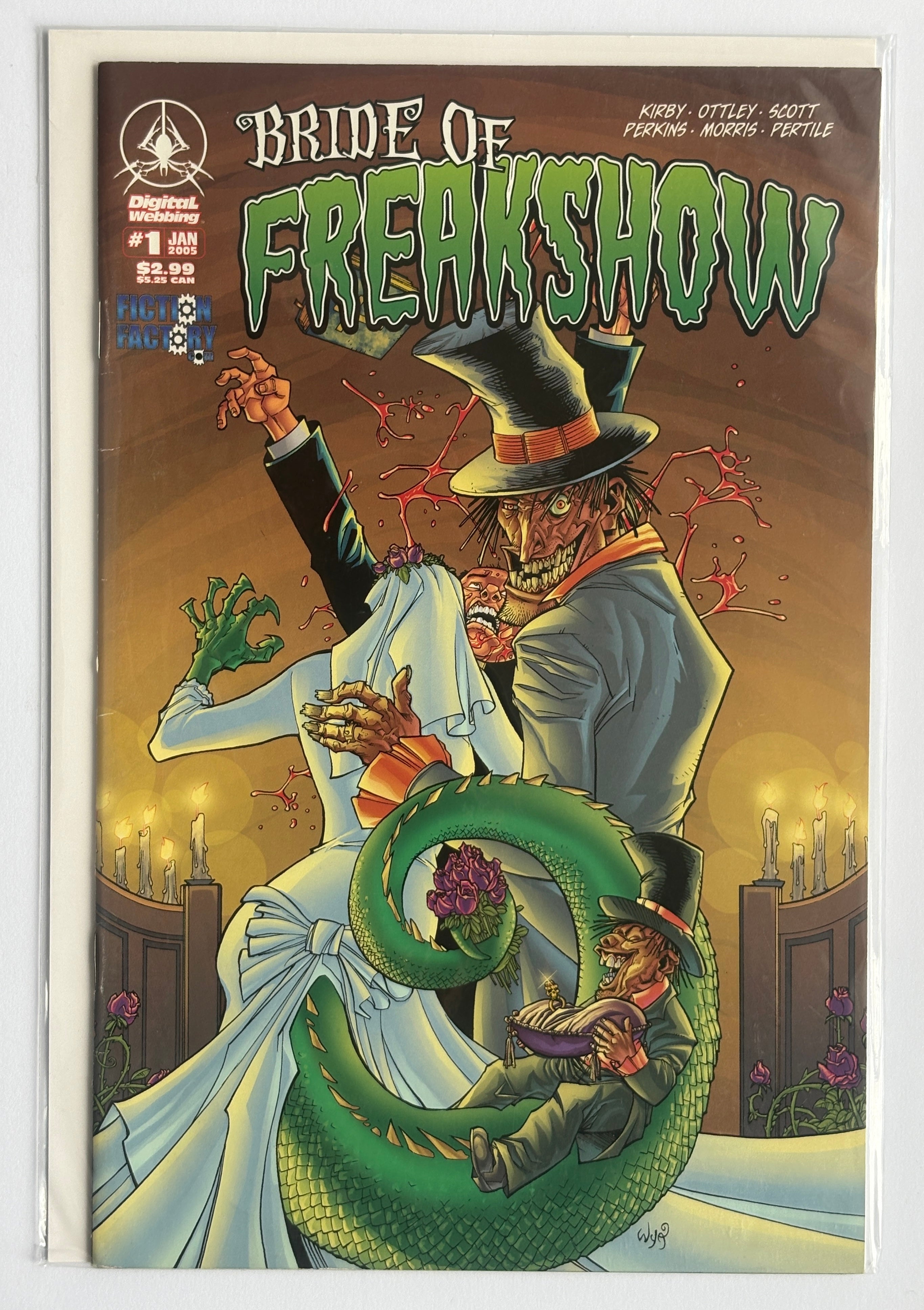 Bride of Freakshow #1 - 1st Printing Digital Webbing January 2005 VF 8.0