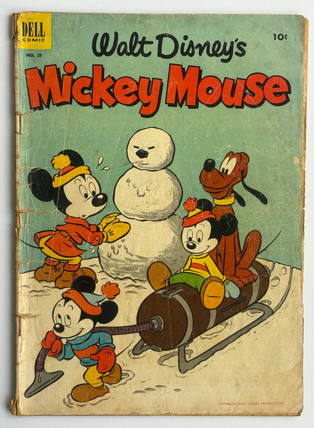 Mickey Mouse #29 - Dell Comics February / March 1953 FR/GD 1.5