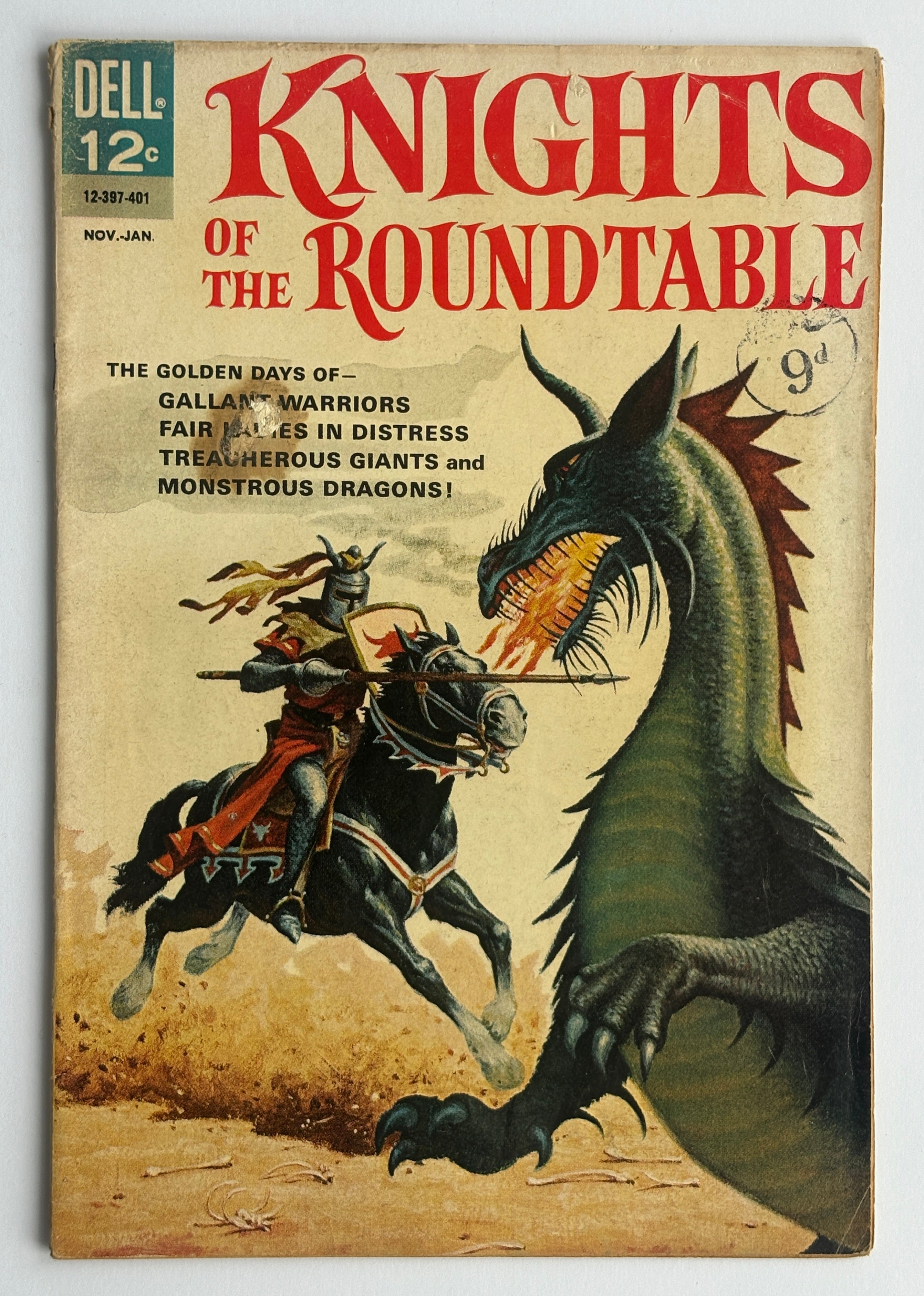 Knights of the Roundtable #1 - Dell Comics November / January 1964 VG 4.0