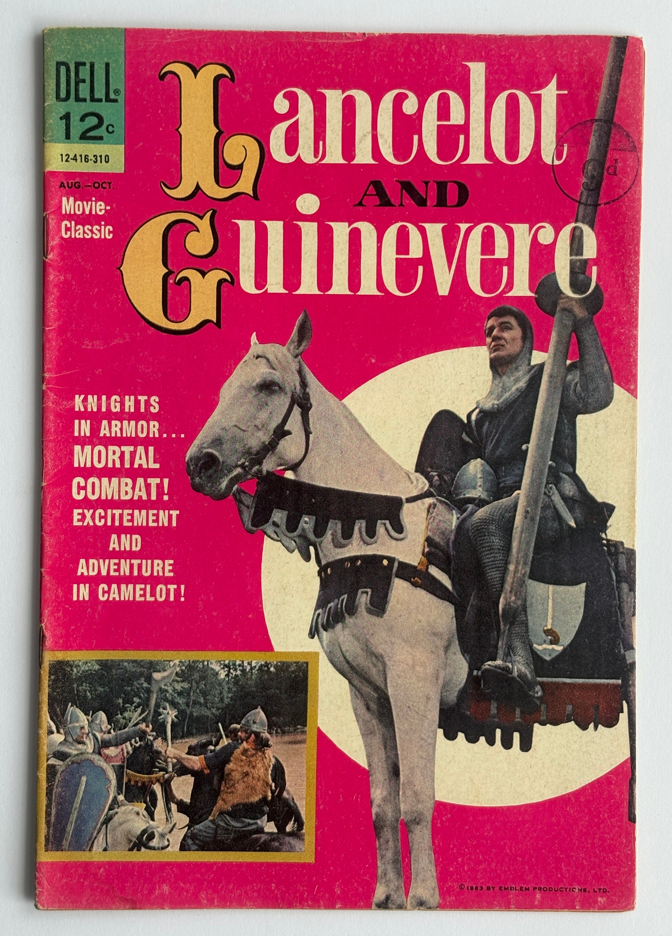Lancelot and Guinevere #1 - Dell Comics August-October 1963 FN- 5.5