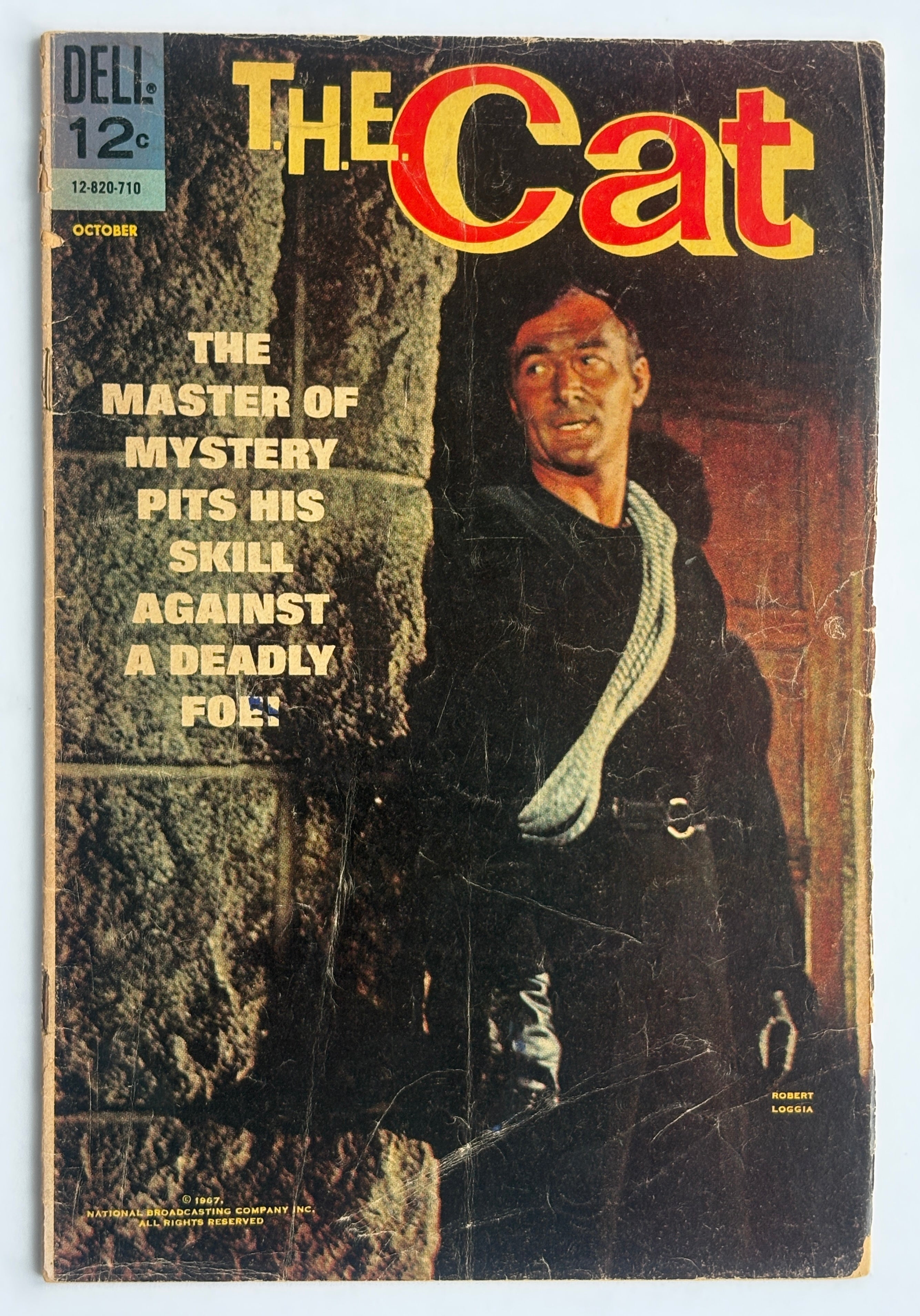 T.H.E. Cat #4 - Robert Loggia on Cover Dell Comics October 1967 GD 2.0