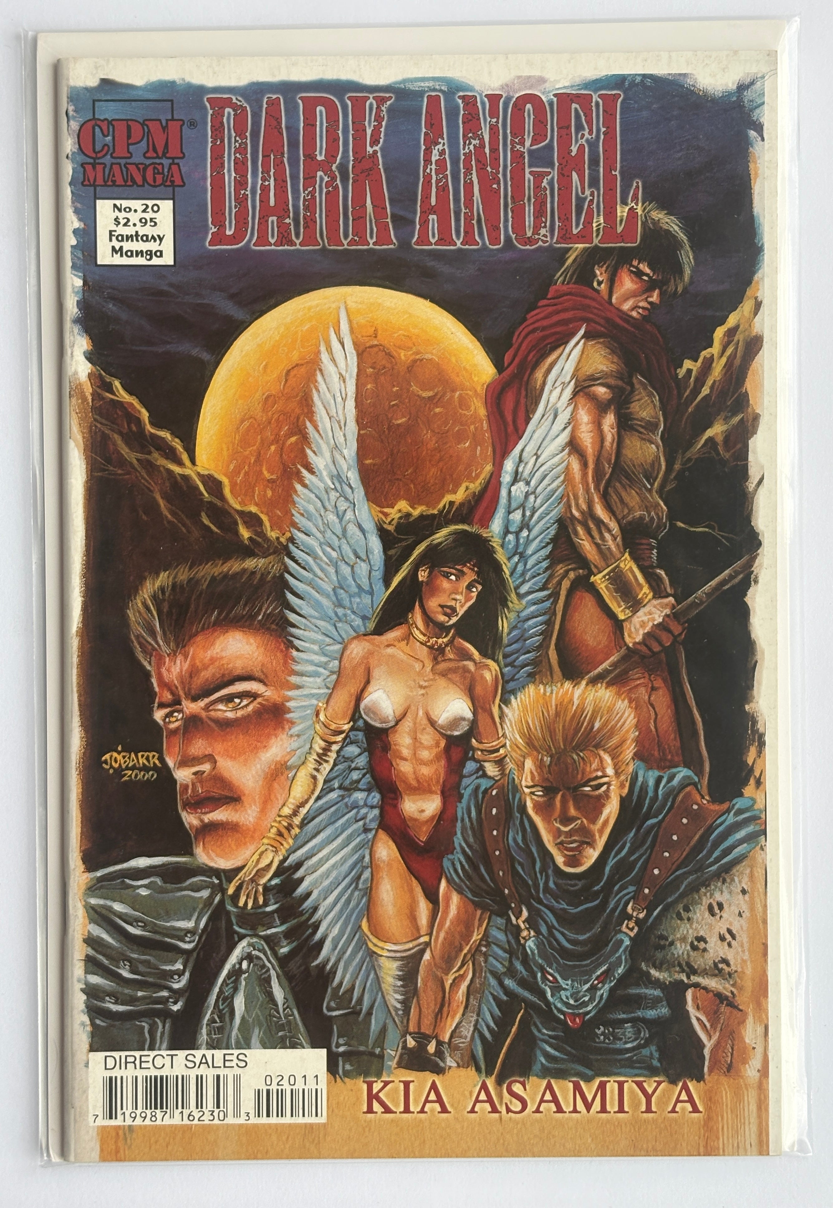 Dark Angel #20 - Kia Asamiya - James O'Barr Variant CPM Manga December 2000 FN 6.0