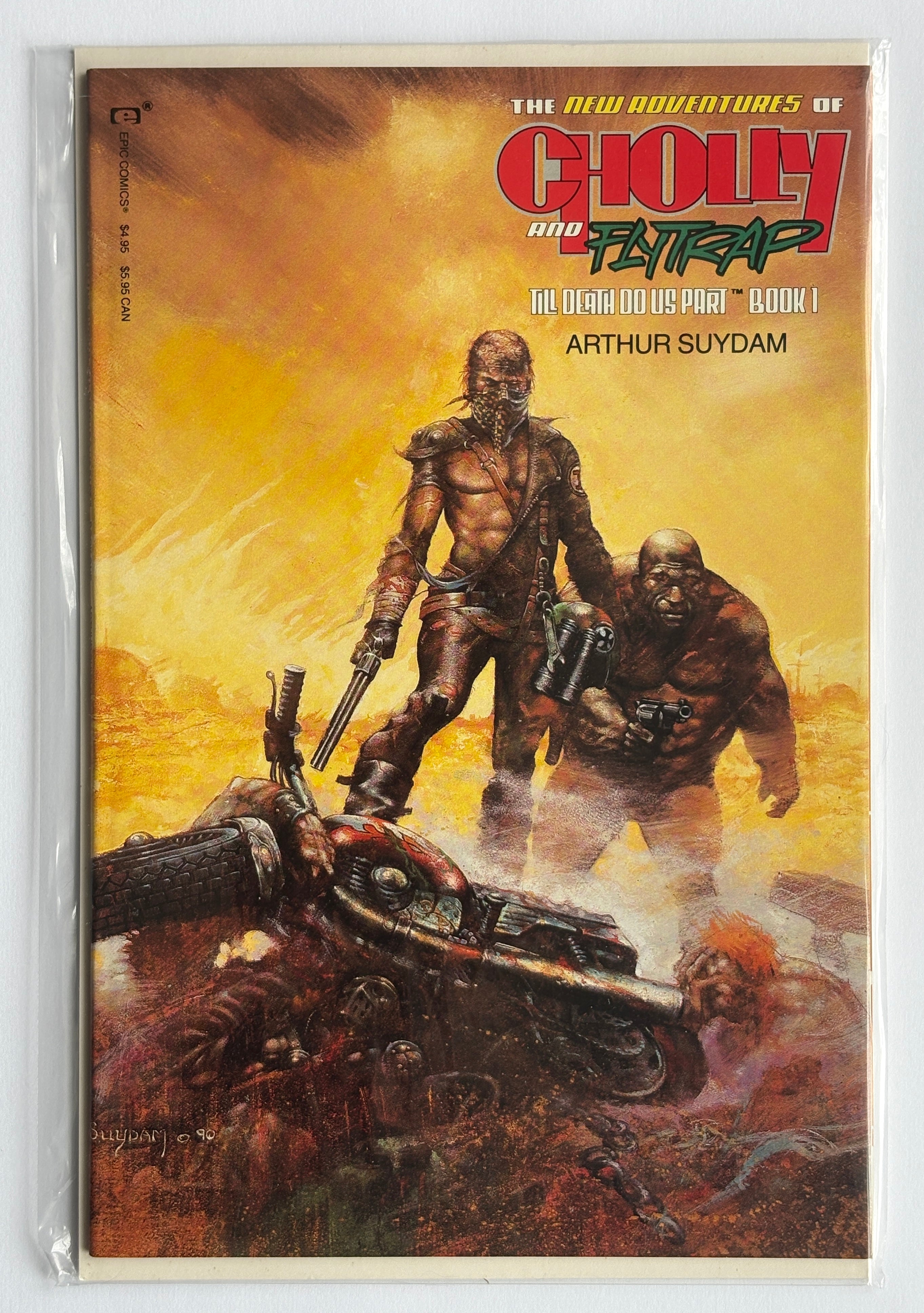 The New Adventures of Cholly and Flytrap Book #1 - Epic December 1990 VF+ 8.5