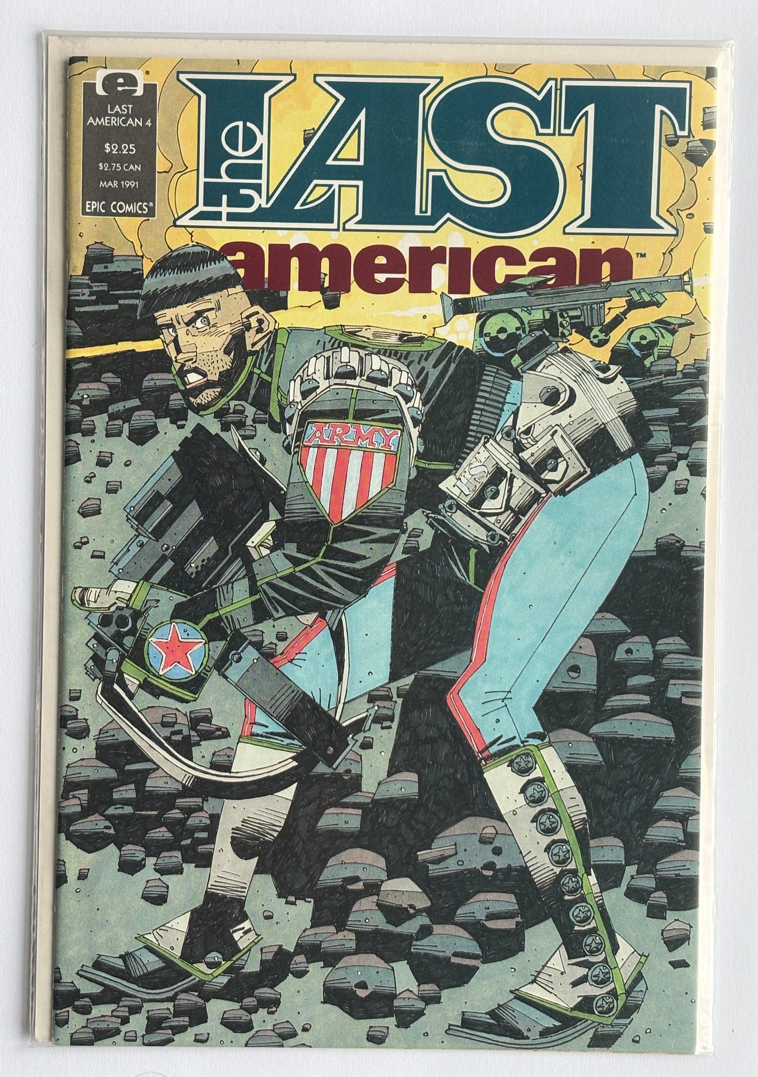 The Last American #4 - Epic Comics March 1991 VF+ 8.5