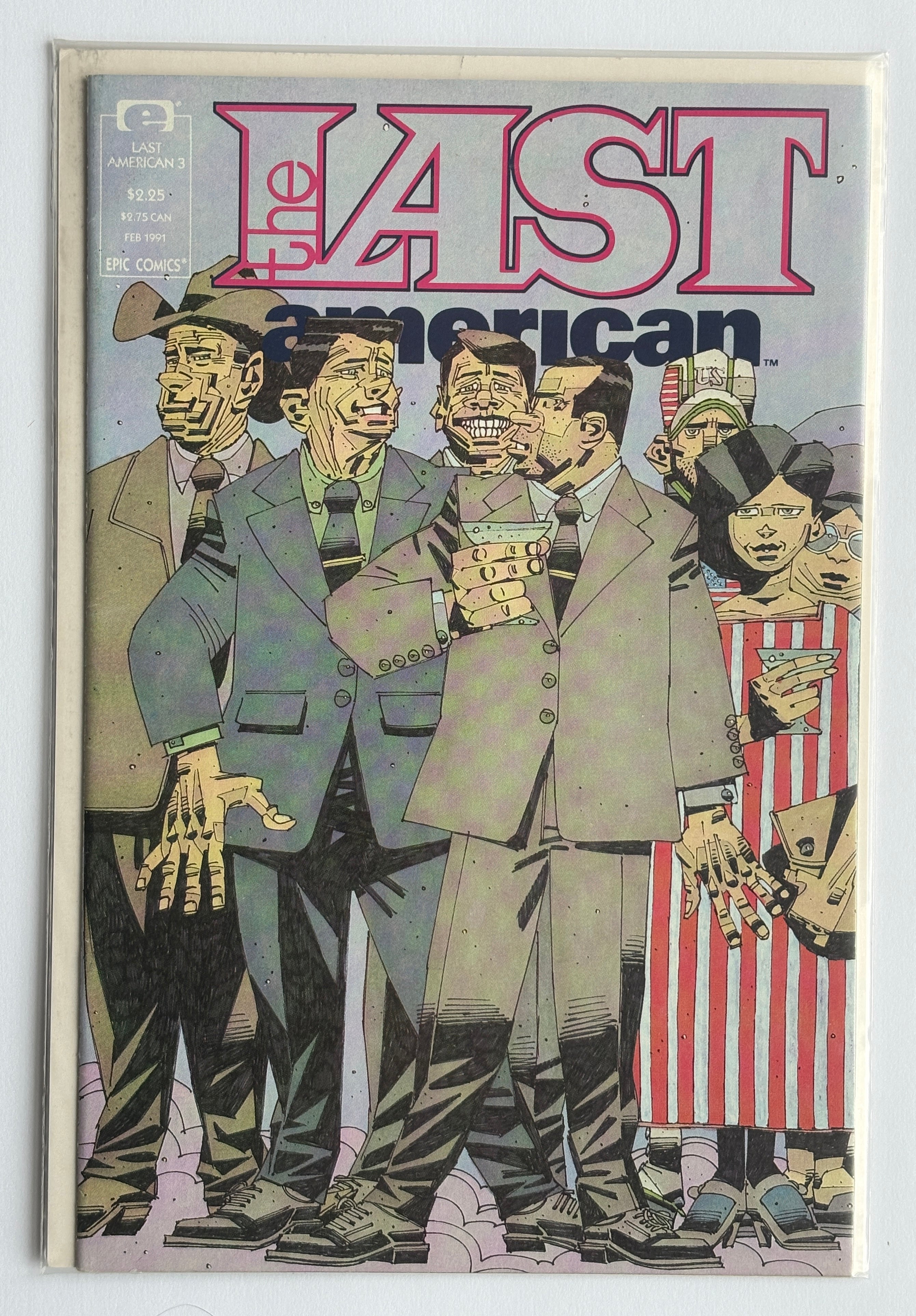 The Last American #3 - Epic Comics February 1991 VF- 7.5