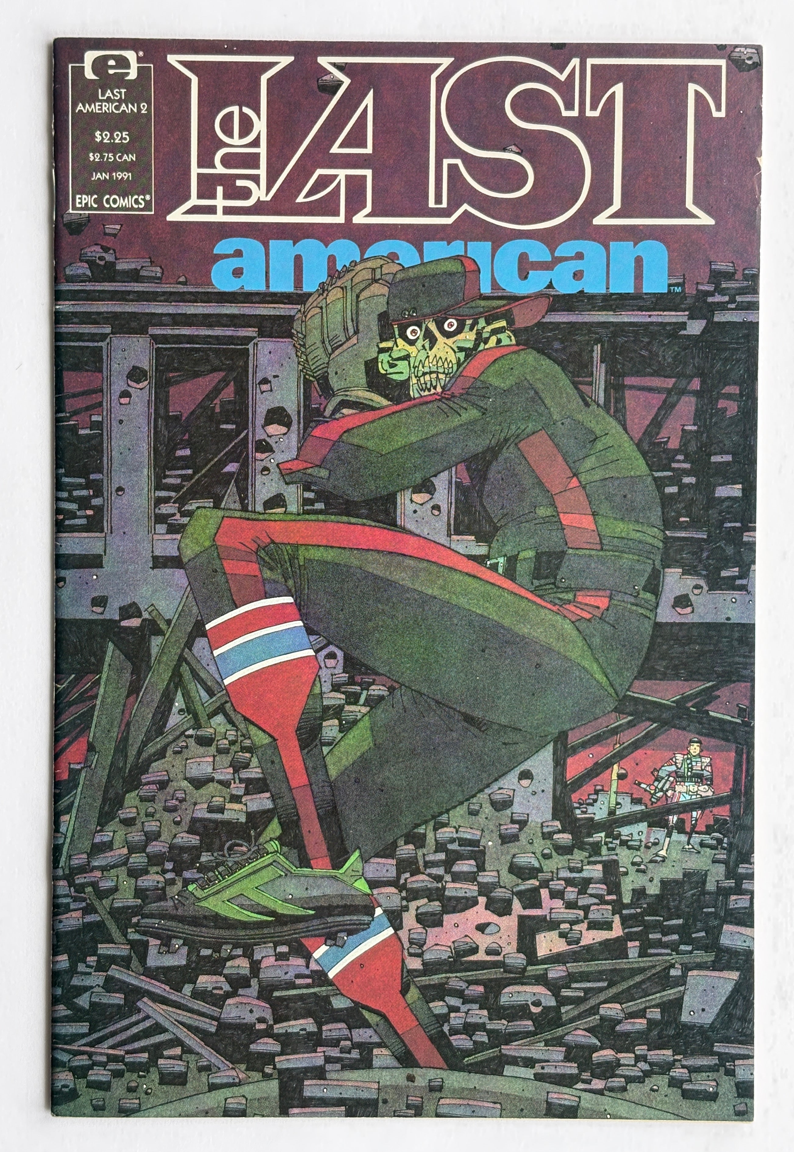 The Last American #2 - Epic Comics January 1991 VF- 7.5