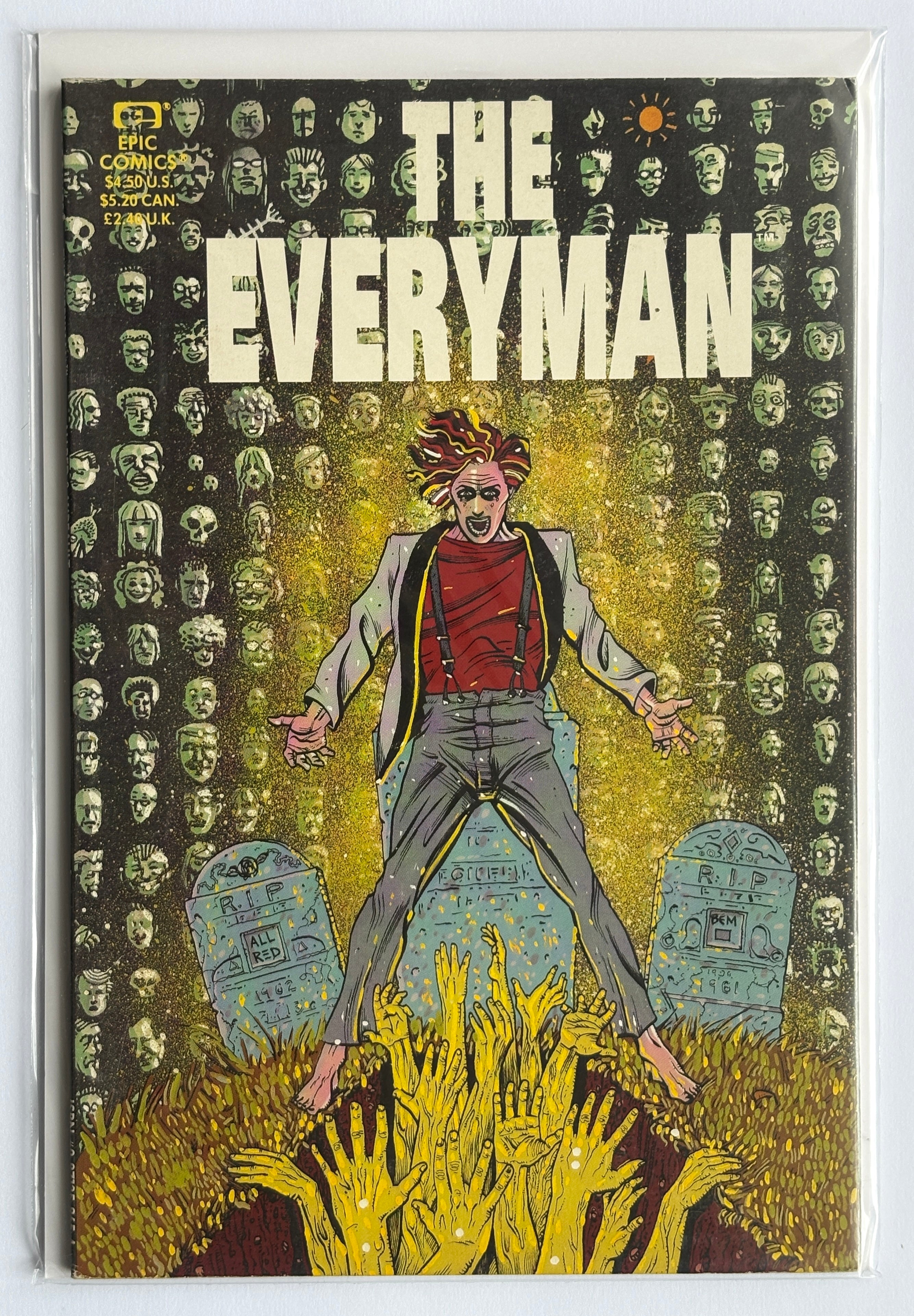 The Everyman - Graphic Novel Epic Comics 1991 F/VF 7.0