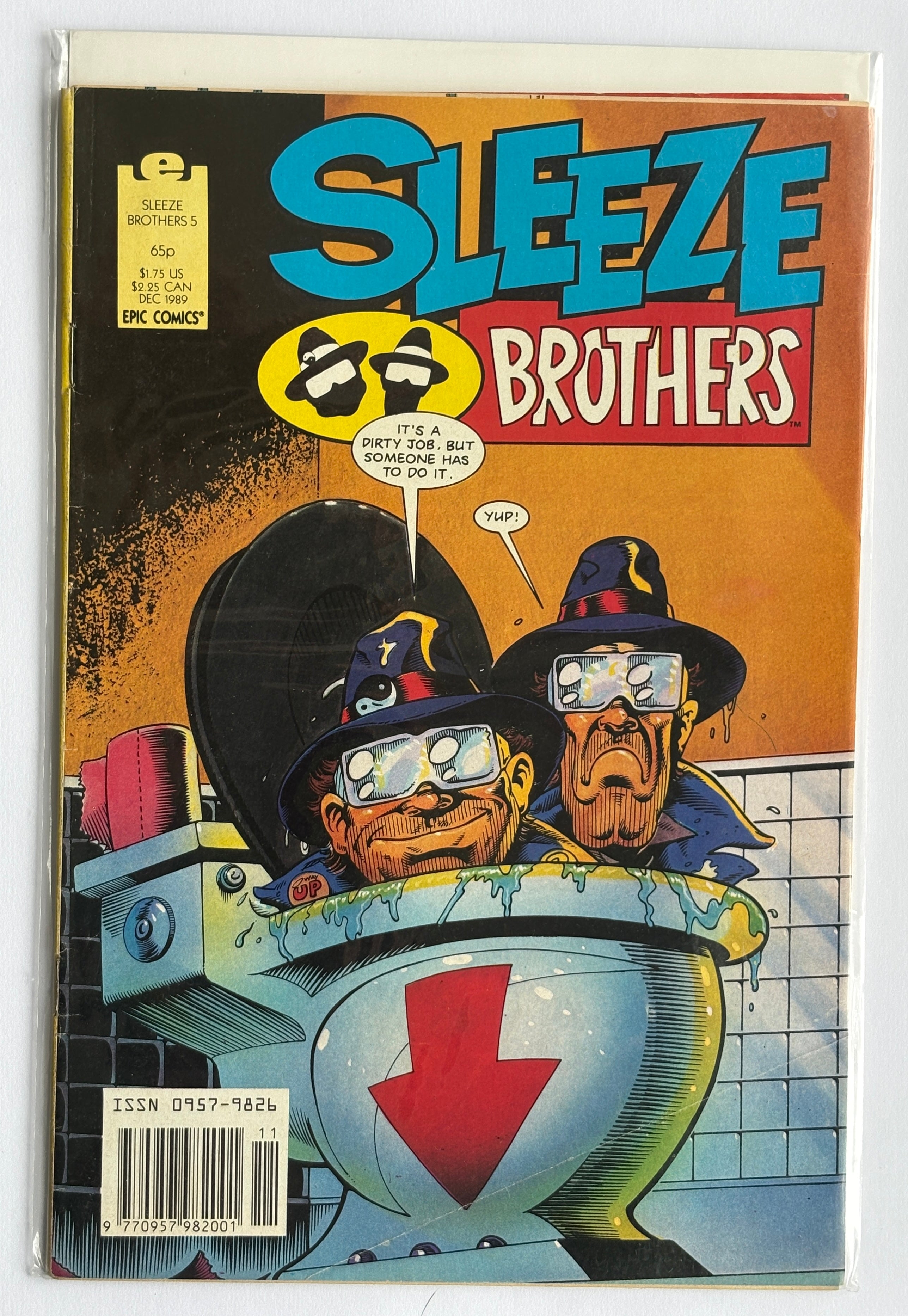 The Sleeze Brothers #6 - Epic Comics - January 1990 F/VF 7.0