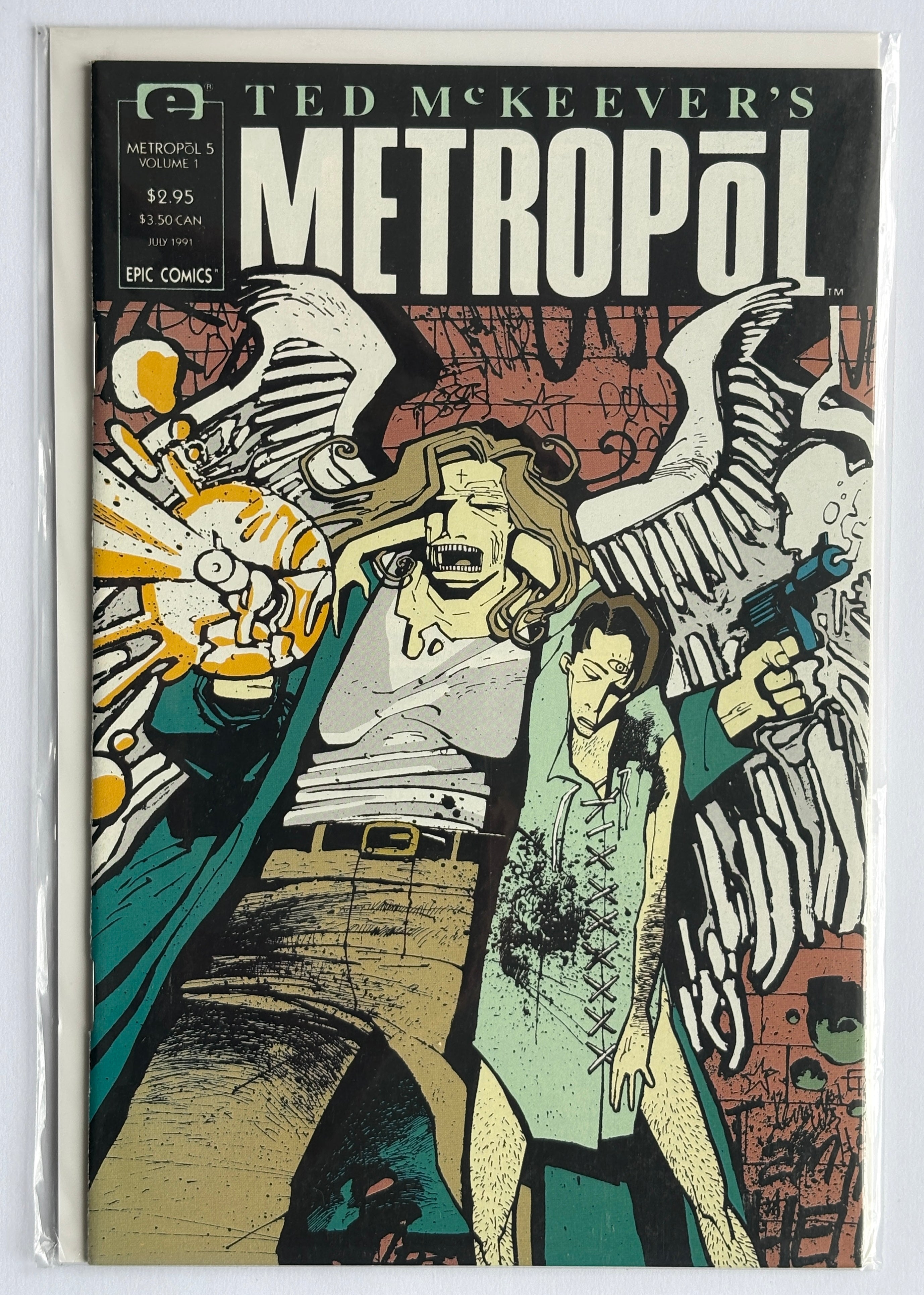 Ted McKeever's Metropol #5 - Epic Comics July 1991 VF/NM 9.0