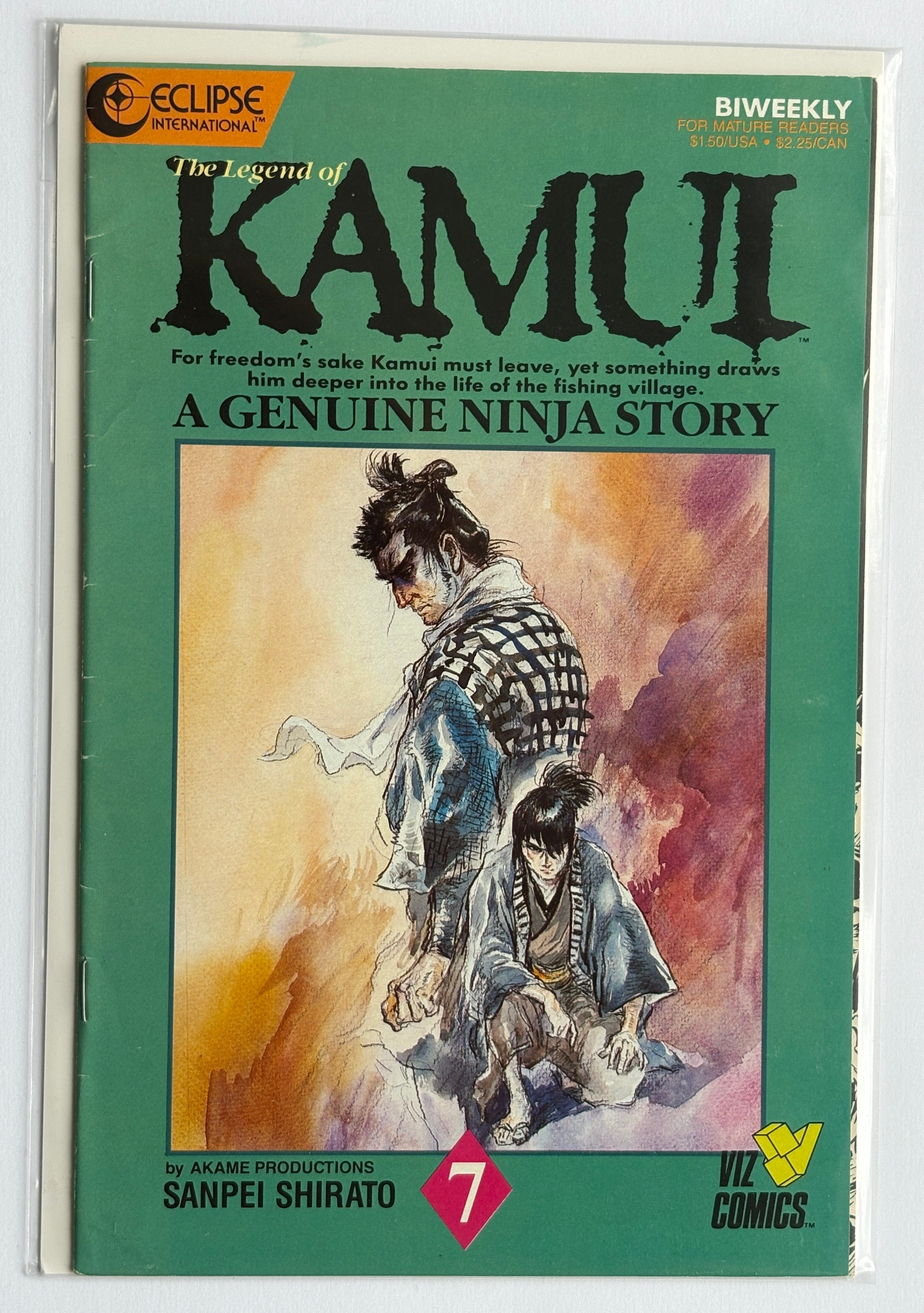 The Legend of Kamui #7 - Eclipse Comics August 1987 FN+ 6.5