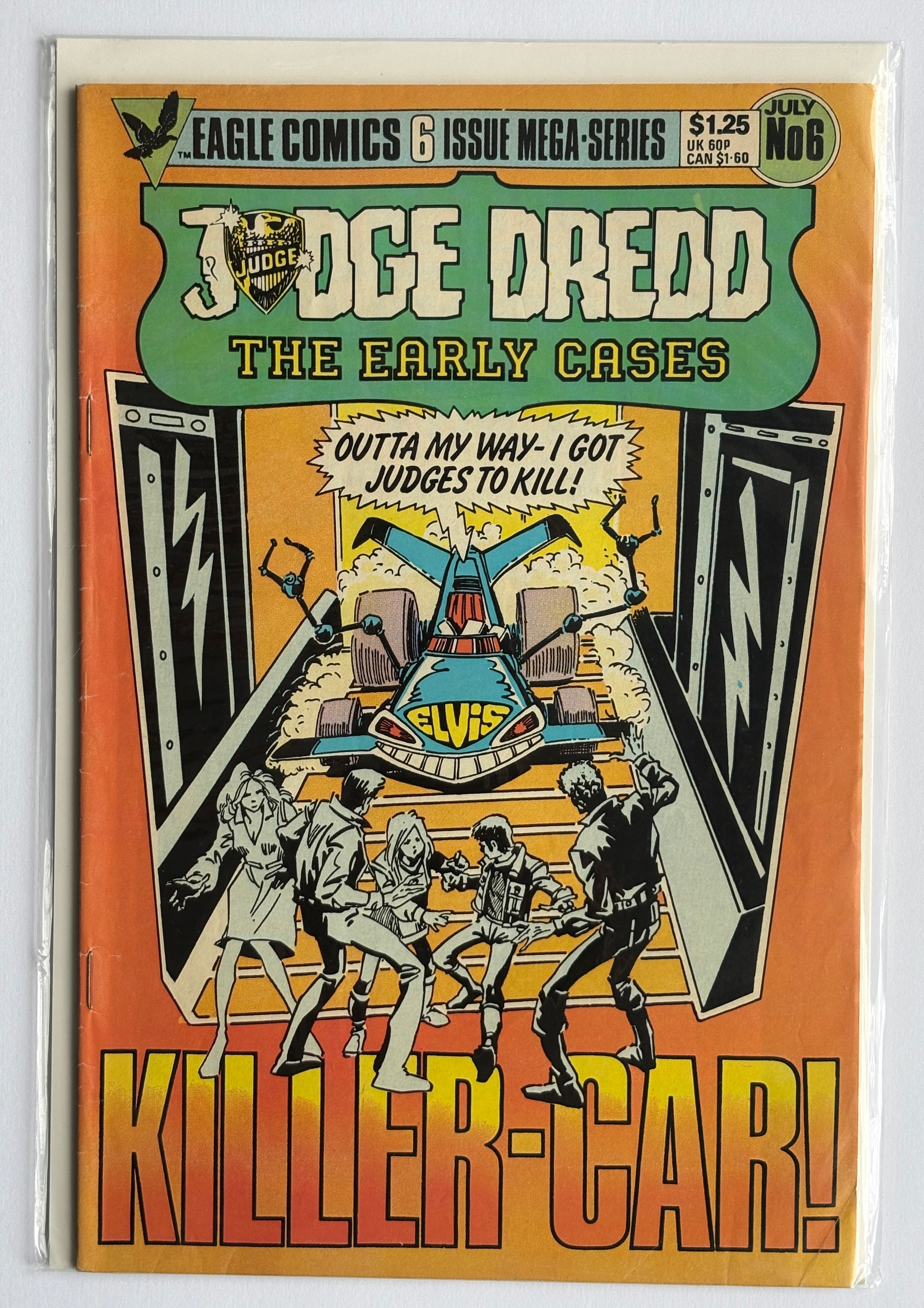 Judge Dredd The Early Cases #6 - Eagle Comics July 1986 VG/FN 5.0