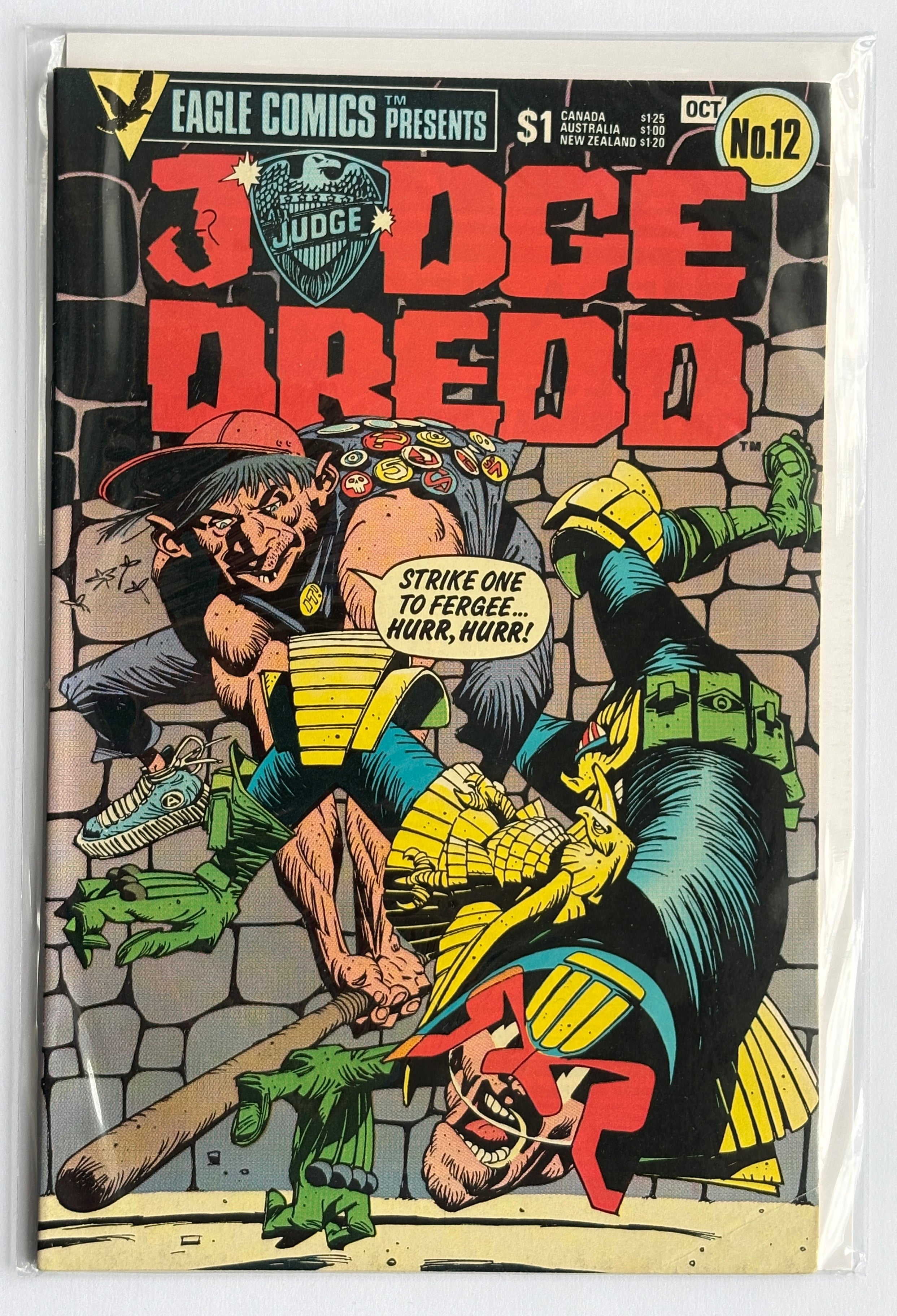 Judge Dredd #12 - Eagle Comics October 1984 VF 8.0
