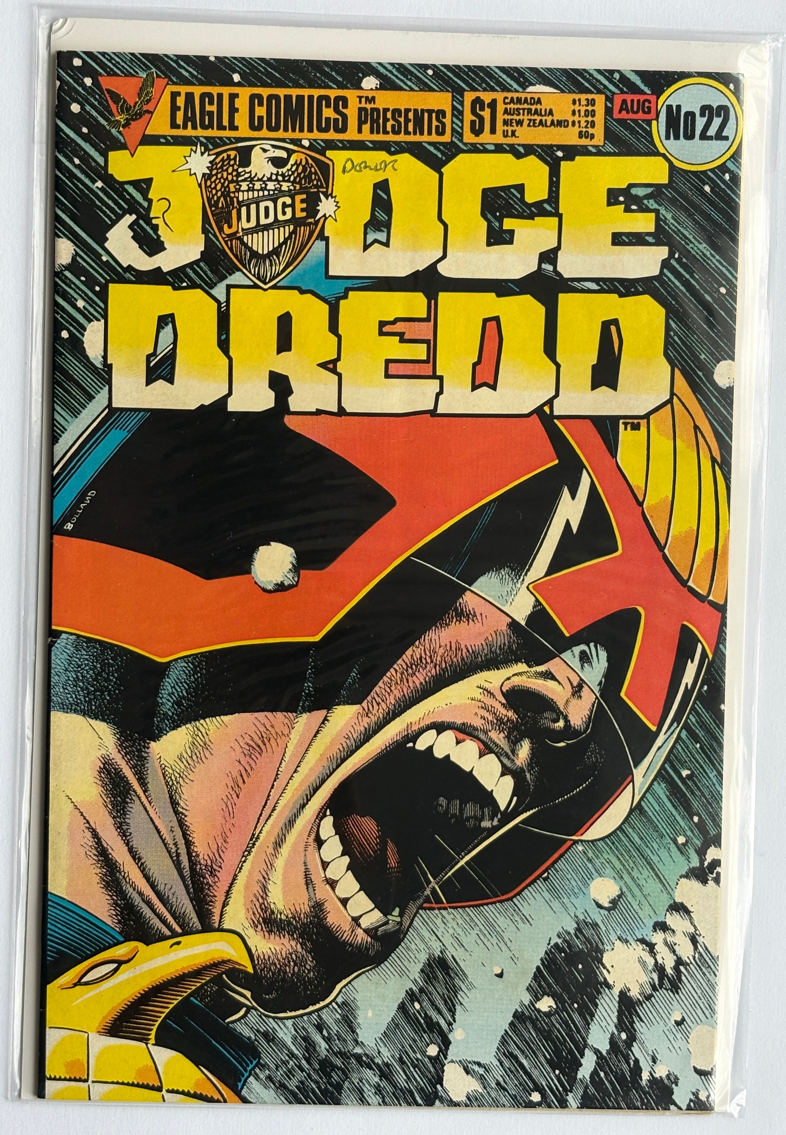 Judge Dredd #22 - Eagle Comics August 1985 FN 6.0