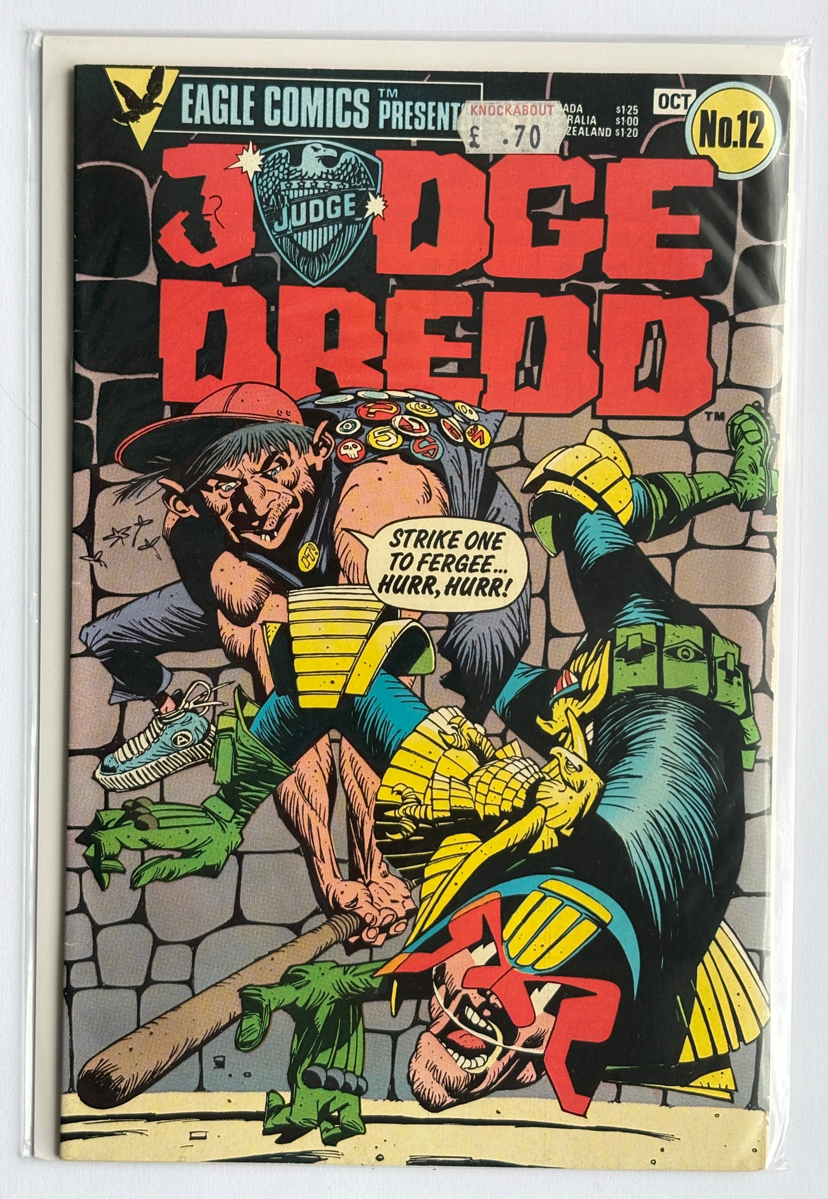 Judge Dredd #12 - Eagle Comics October 1984 F/VF 7.0