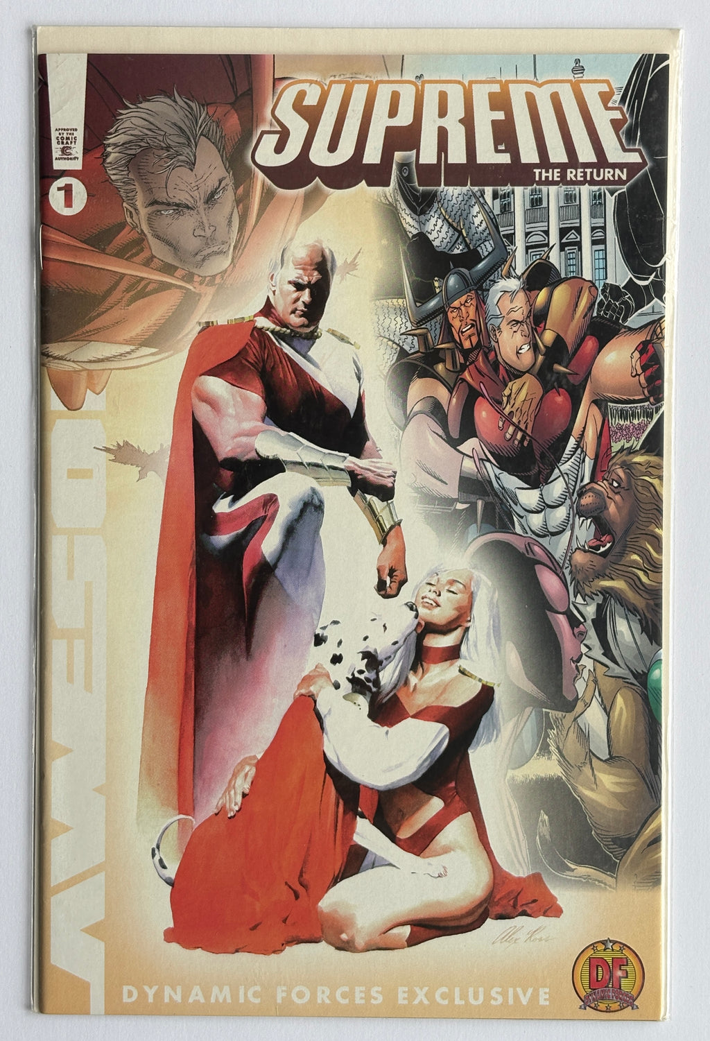 Supreme the Return #1 Dynamic Forces Exclusive Variant Cover (Limited to 3000)