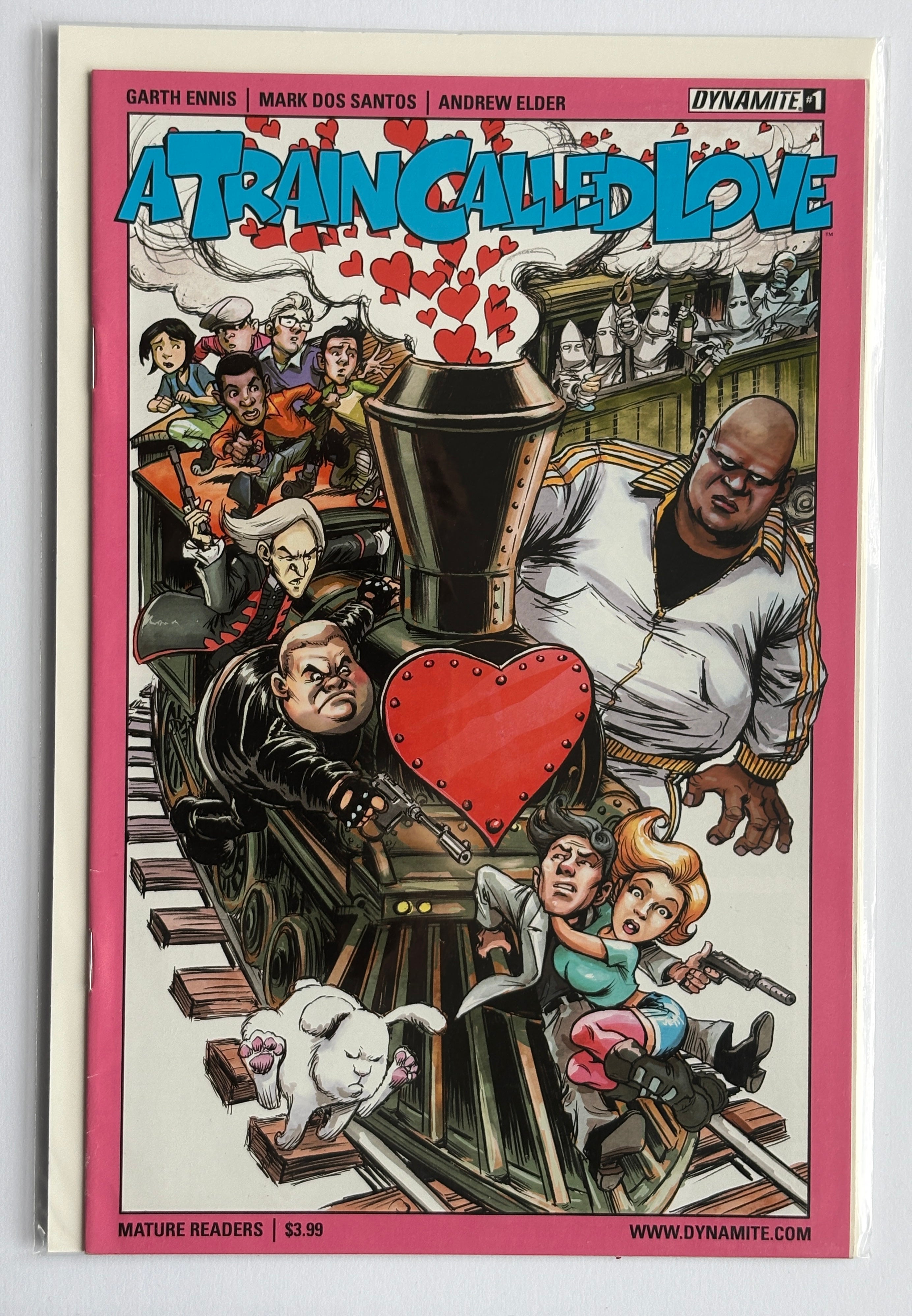 A Train Called Love #1 - 1st Printing Garth Ennis - Dynamite 2015 VF- 7.5