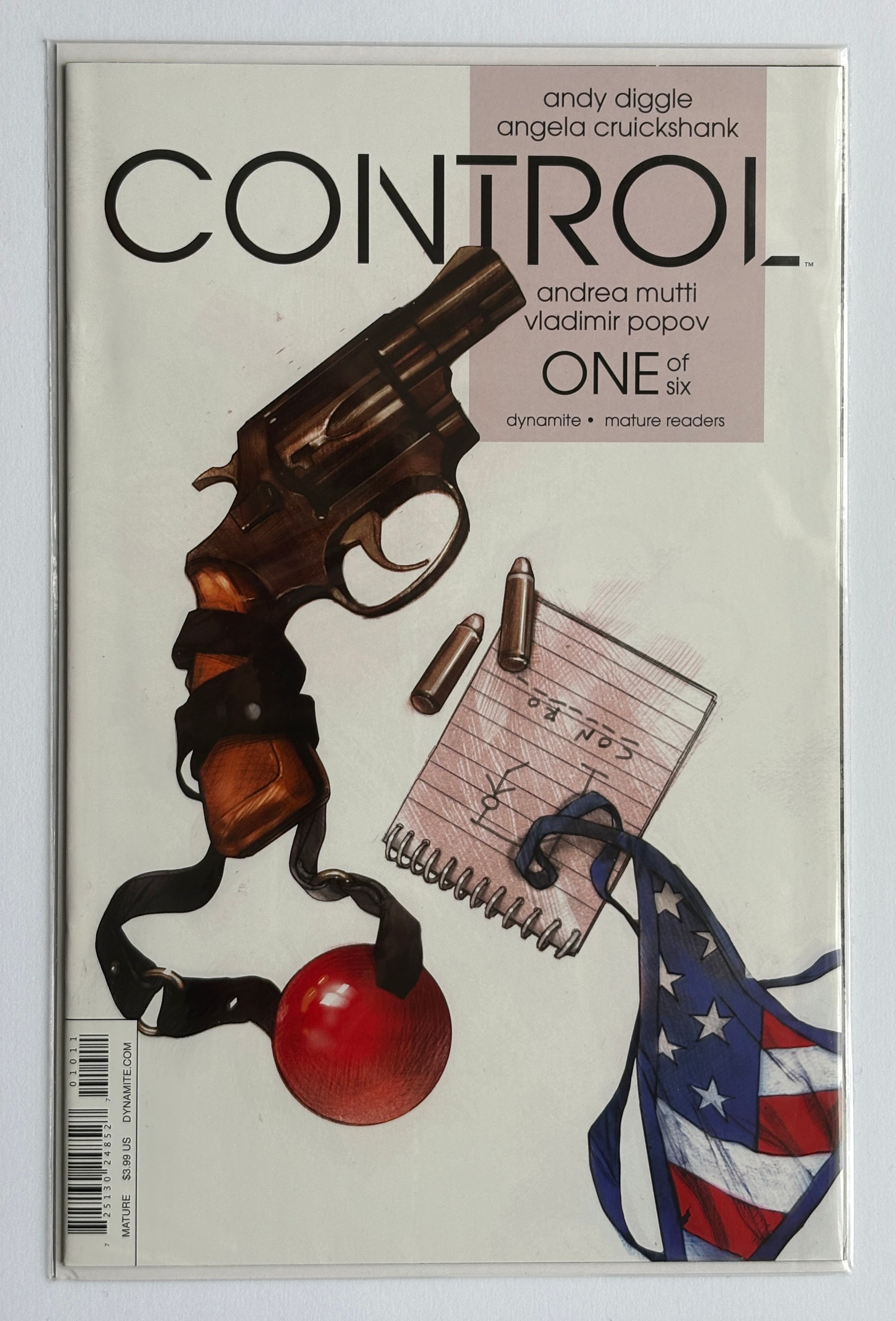 Control #1 (1 of 6) 1st Printing Cover A Dynamite Comics 2016 VF+ 8.5