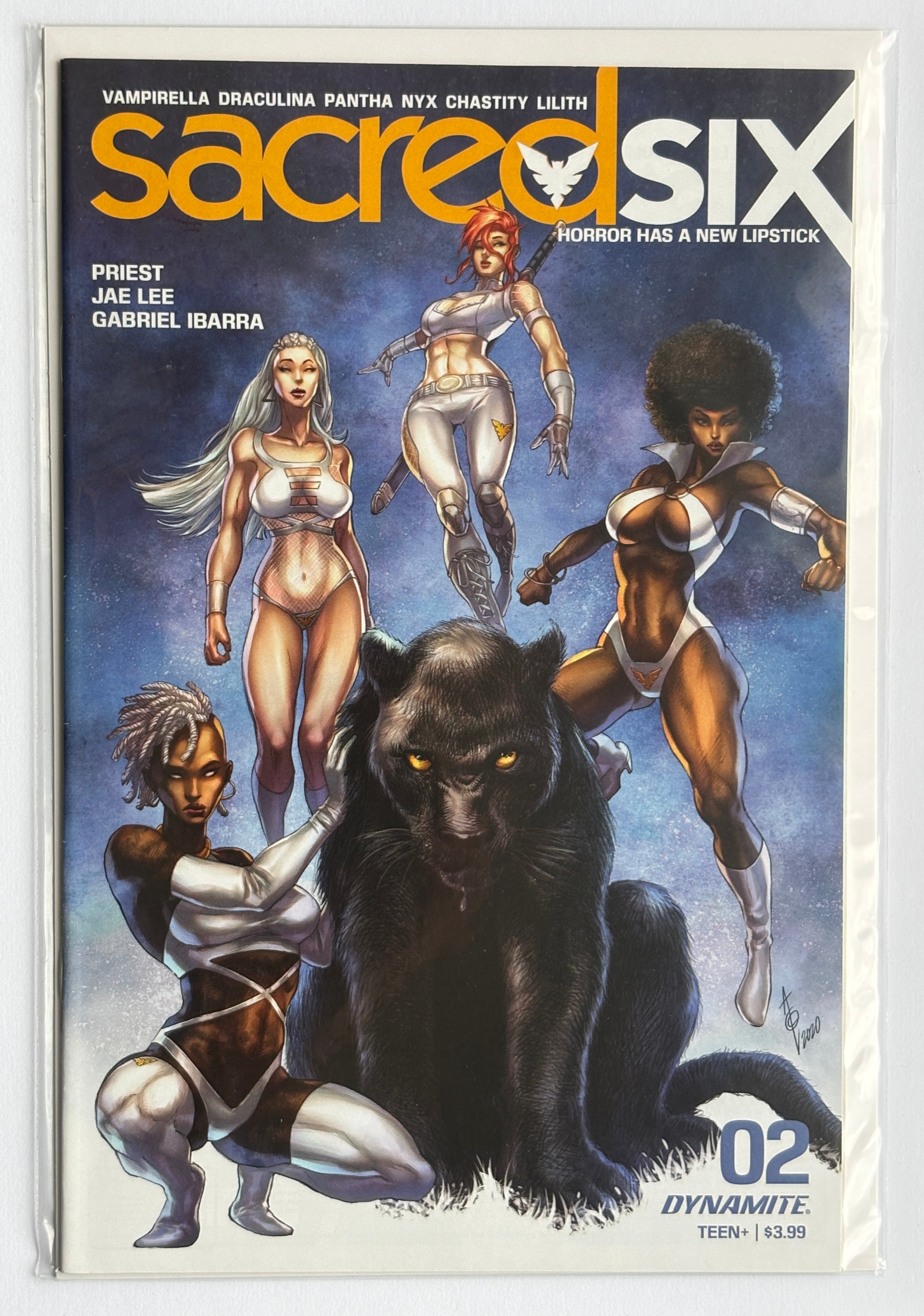 Sacred Six #2 - 1st Printing Cover C Dynamite Comics 2020 F/VF 7.0