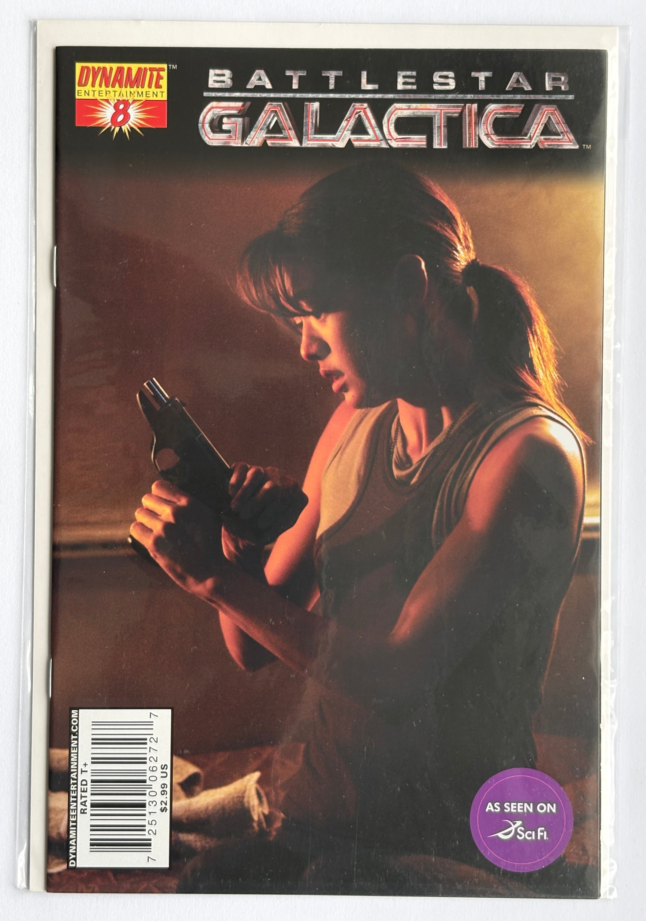 Battlestar Galactica #8 - 1st Printing Photo Cover C Dynamite 2007 VF 8.0