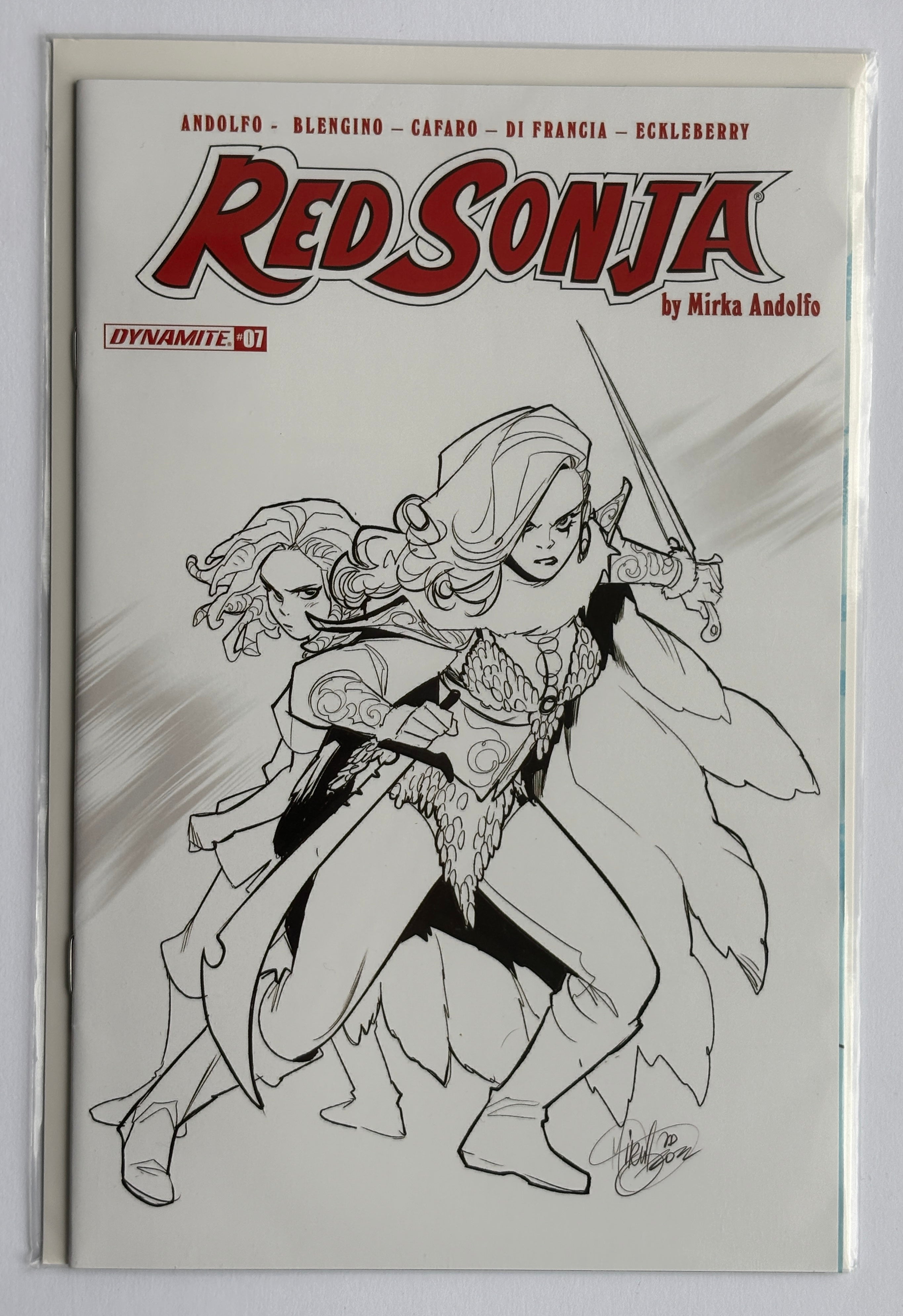 Red Sonja #7 - 1st Printing Incentive Cover F Dynamite Comics 2021 NM 9.4