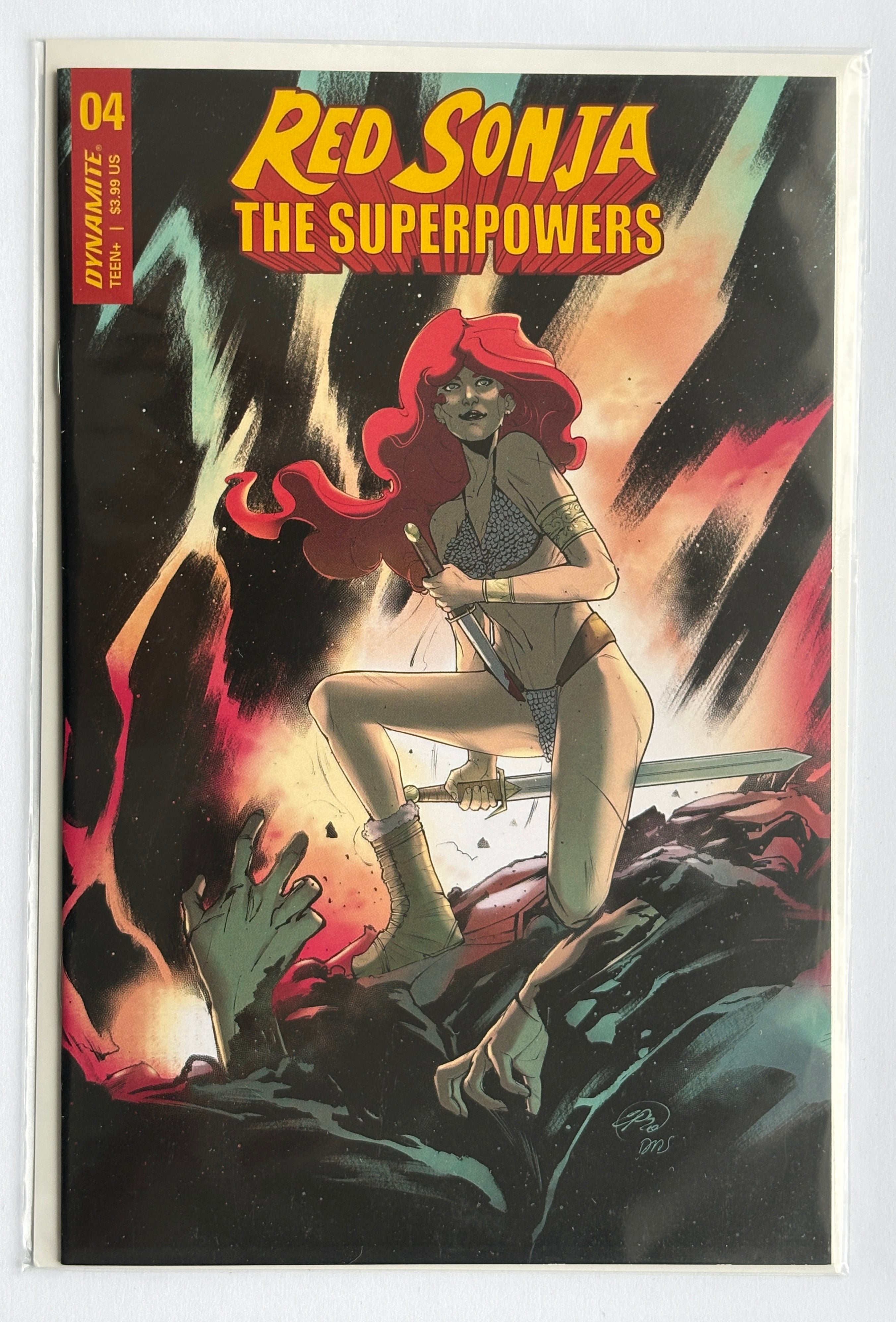 Red Sonja The Superpowers #4 1st Printing Cover F Dynamite Comics 2021 VF/NM 9.0
