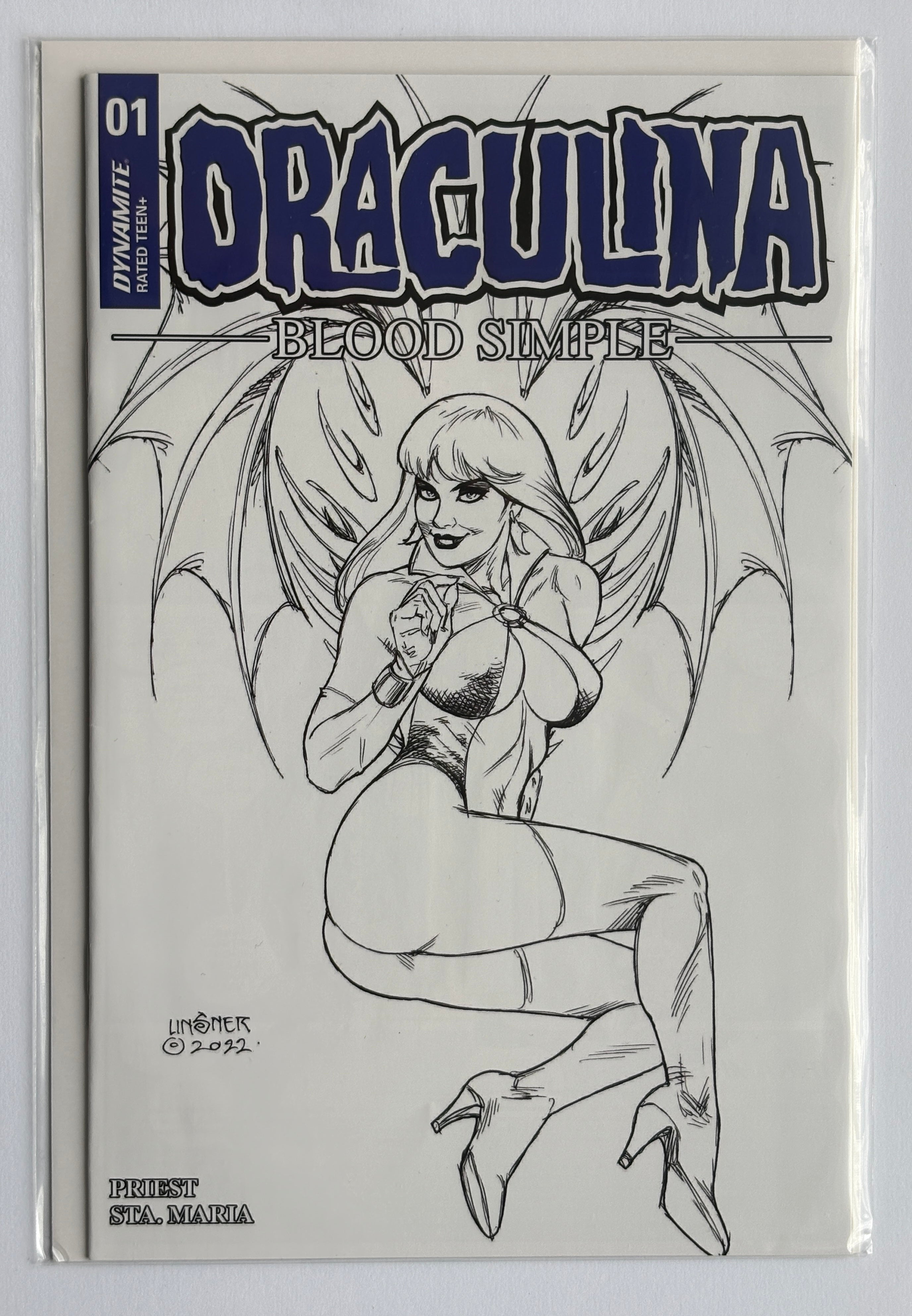 Draculina: Blood Simple #1 - 1st Print Incentive Variant Dynamite 2023 VF/NM 9.0