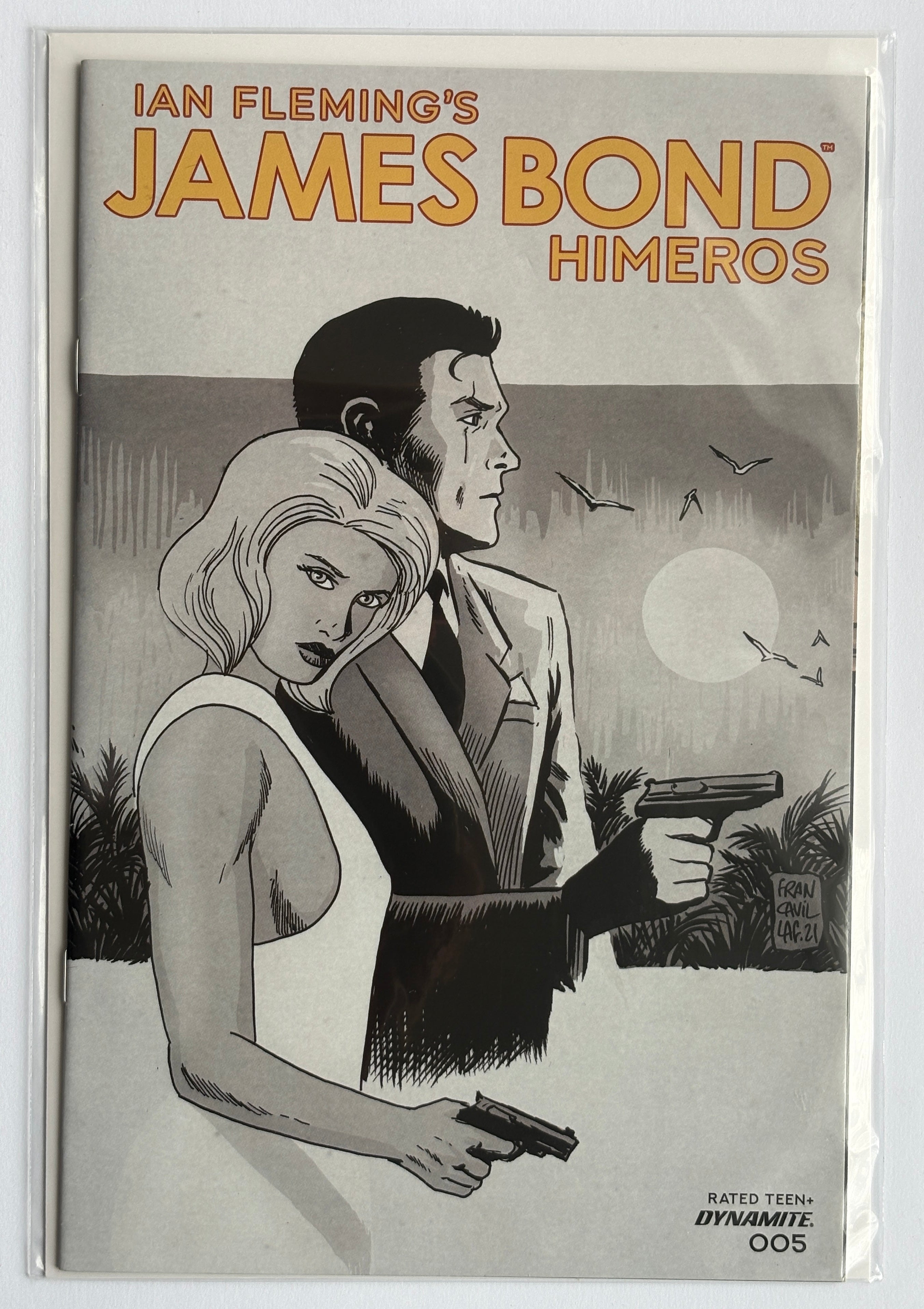 James Bond Himeros #5 - 1st Printing Incentive Variant Dynamite 2022 VF+ 8.5