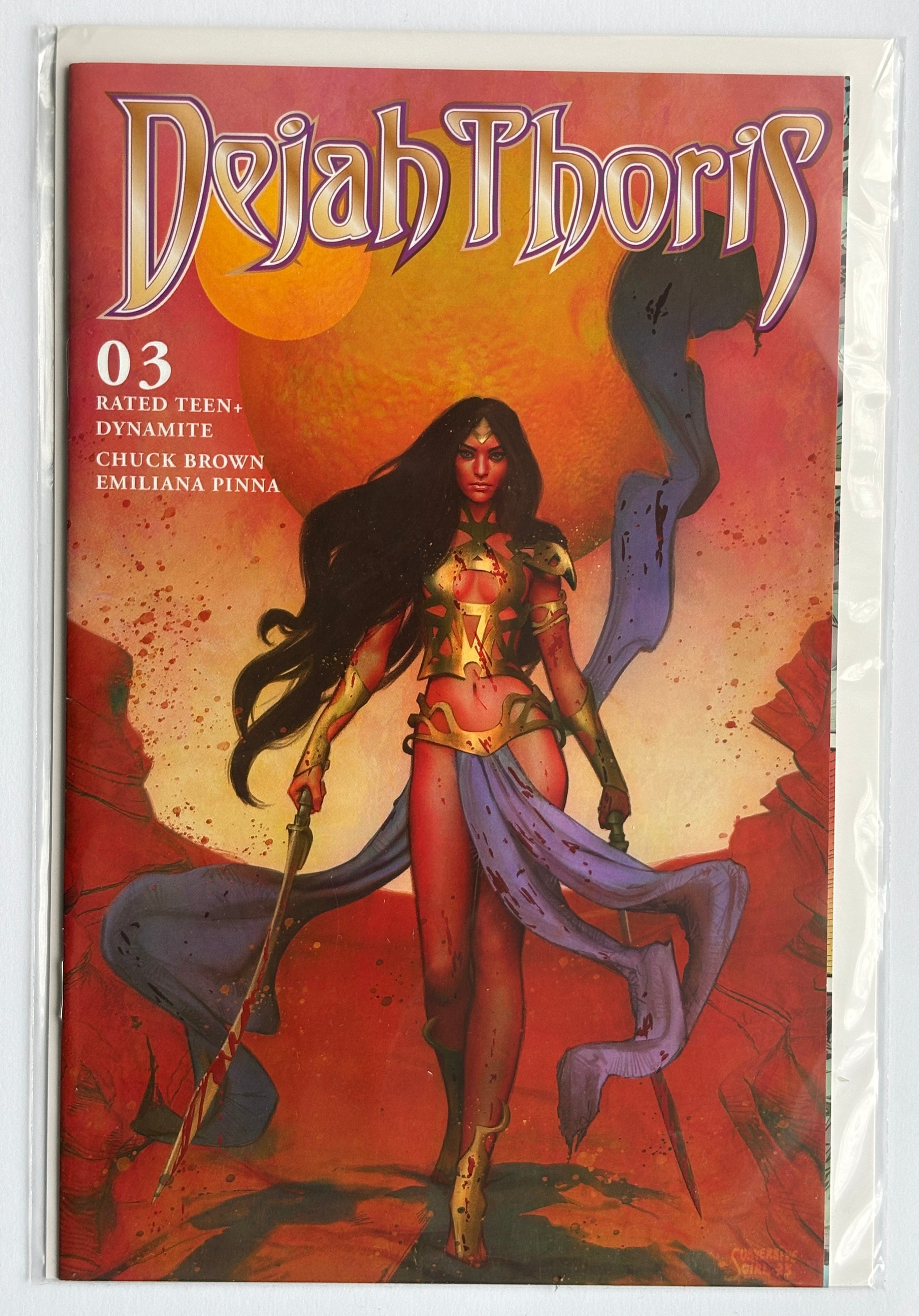 Dejah Thoris #3 - 1st Printing Cover C Dynamite Comics 2023 VF/NM 9.0