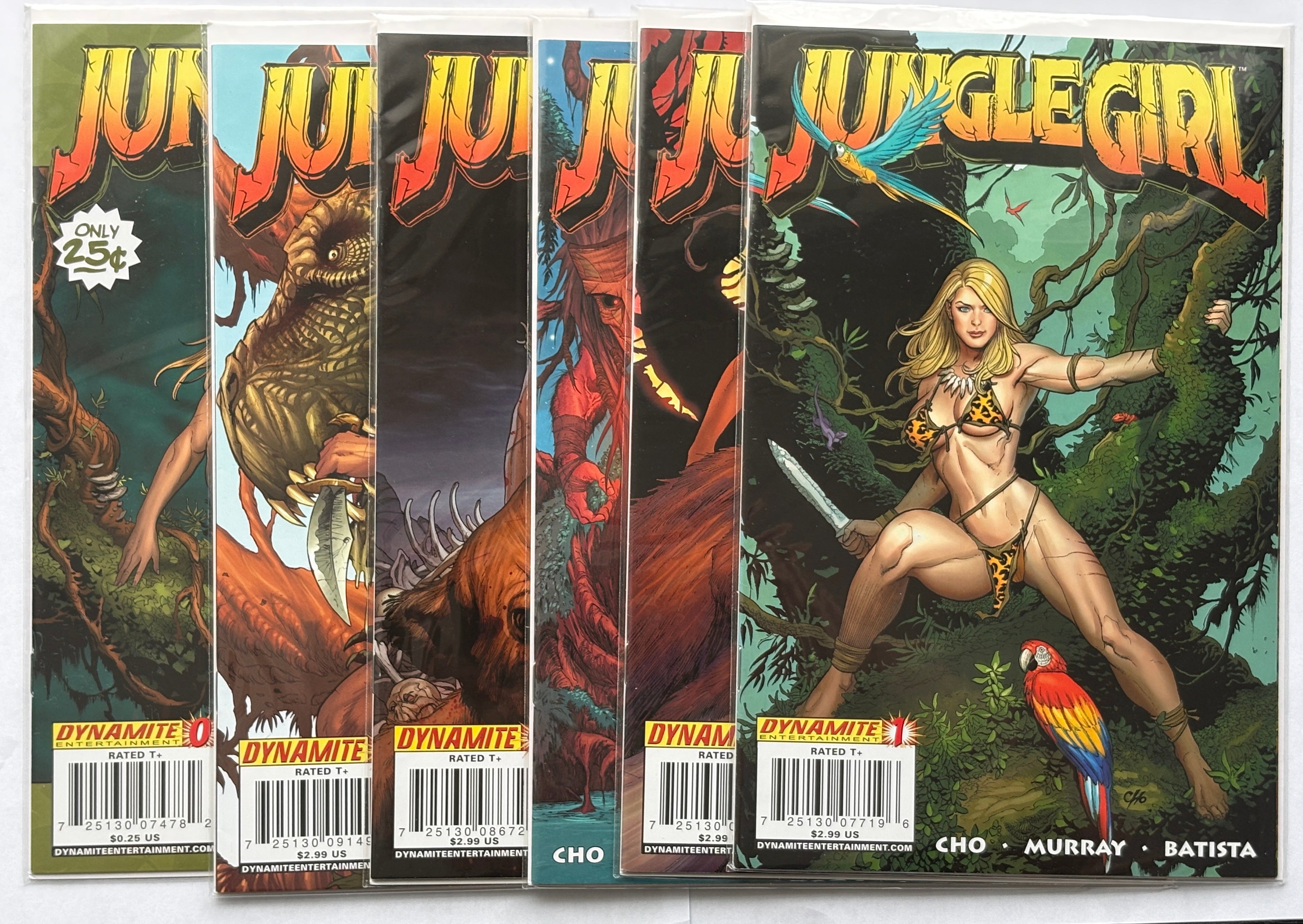 Jungle Girl #0 to 5 (1st Series 6 Issues) Dynamite Entertainment 2007/8 VF- 7.5