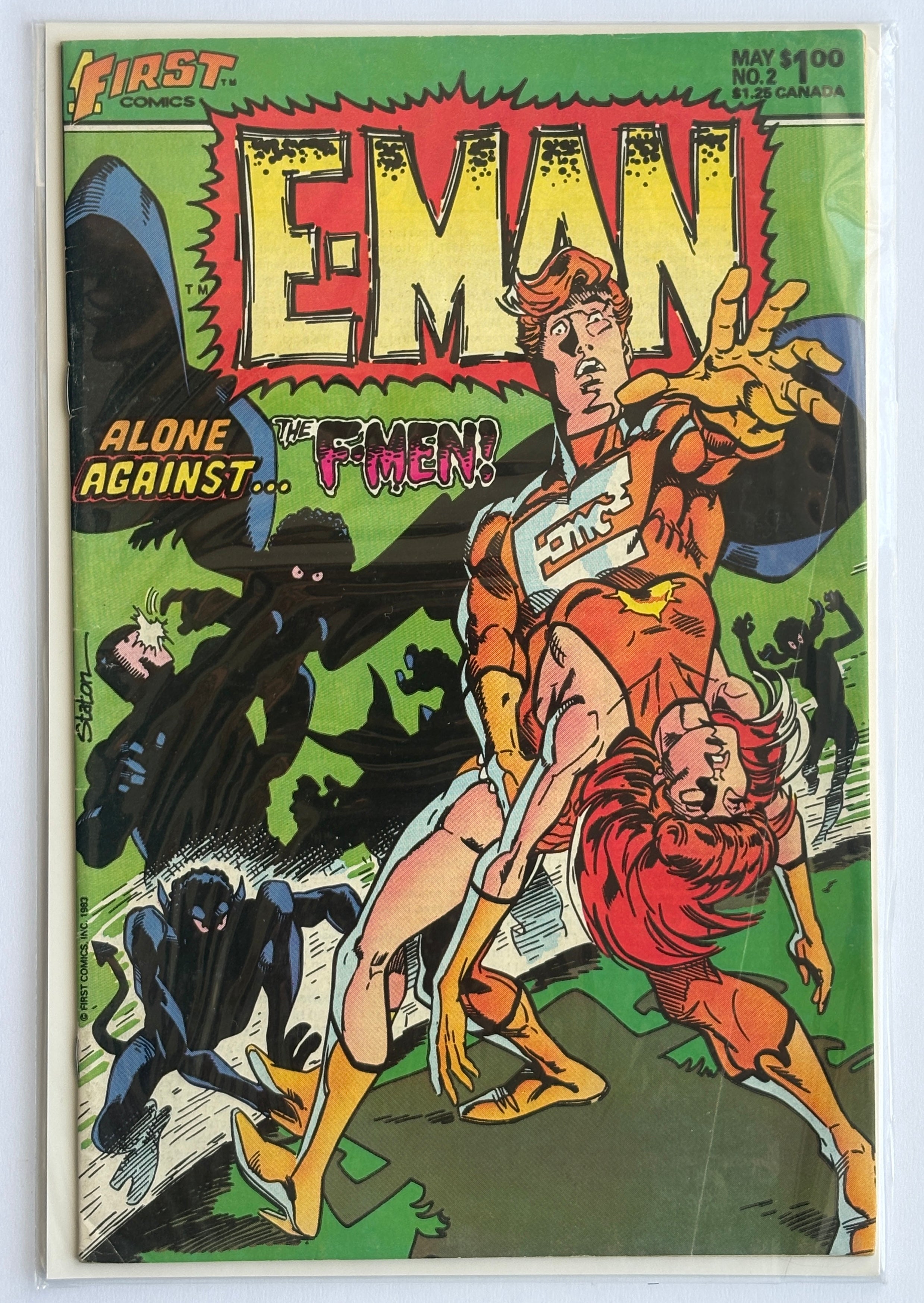 E-Man #2 Alone against the F-Men - First Comics May 1983 FN 6.0