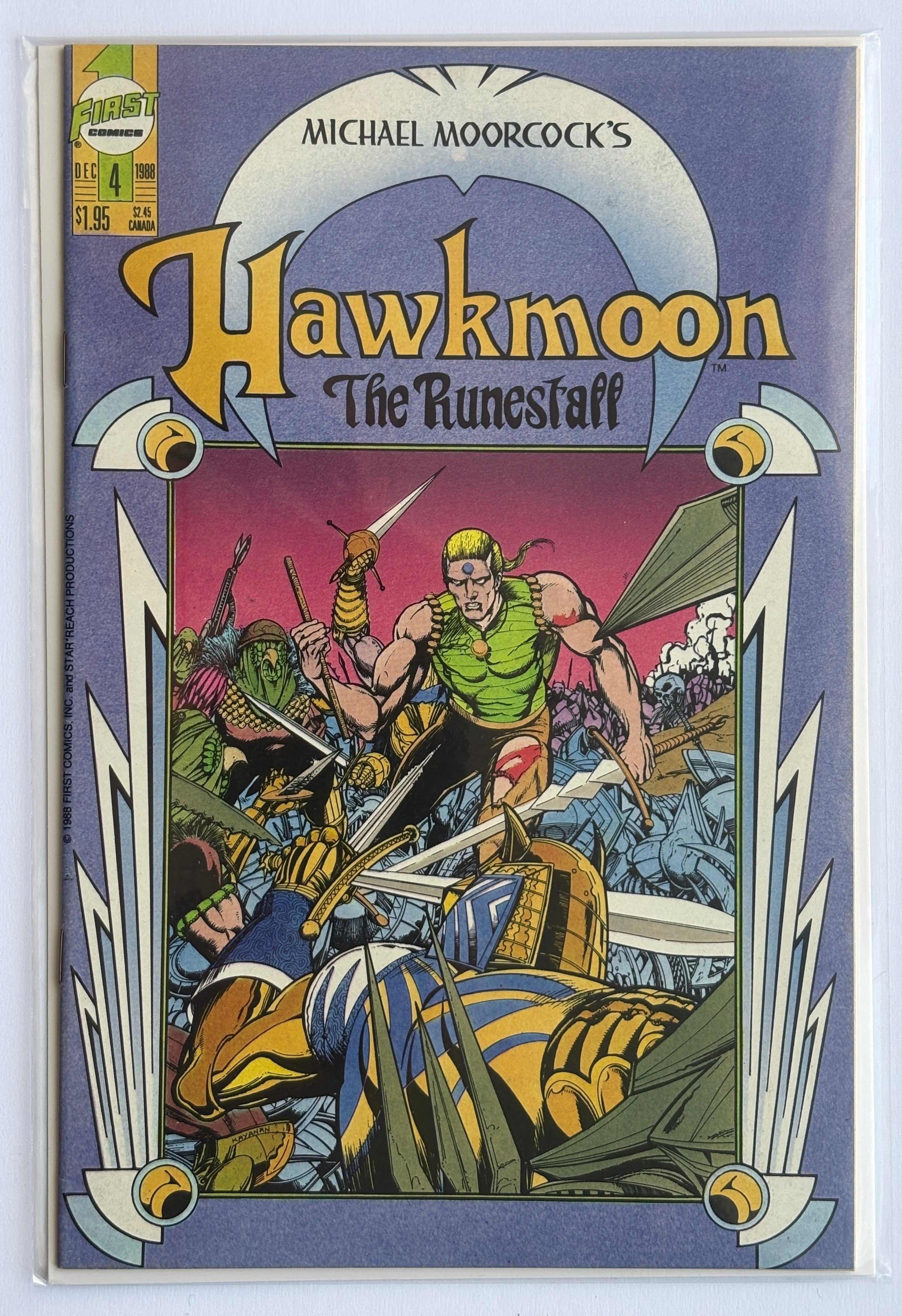 Hawkmoon: Runestaff #4 - (4 of 4) First Comics December 1988 VF 8.0