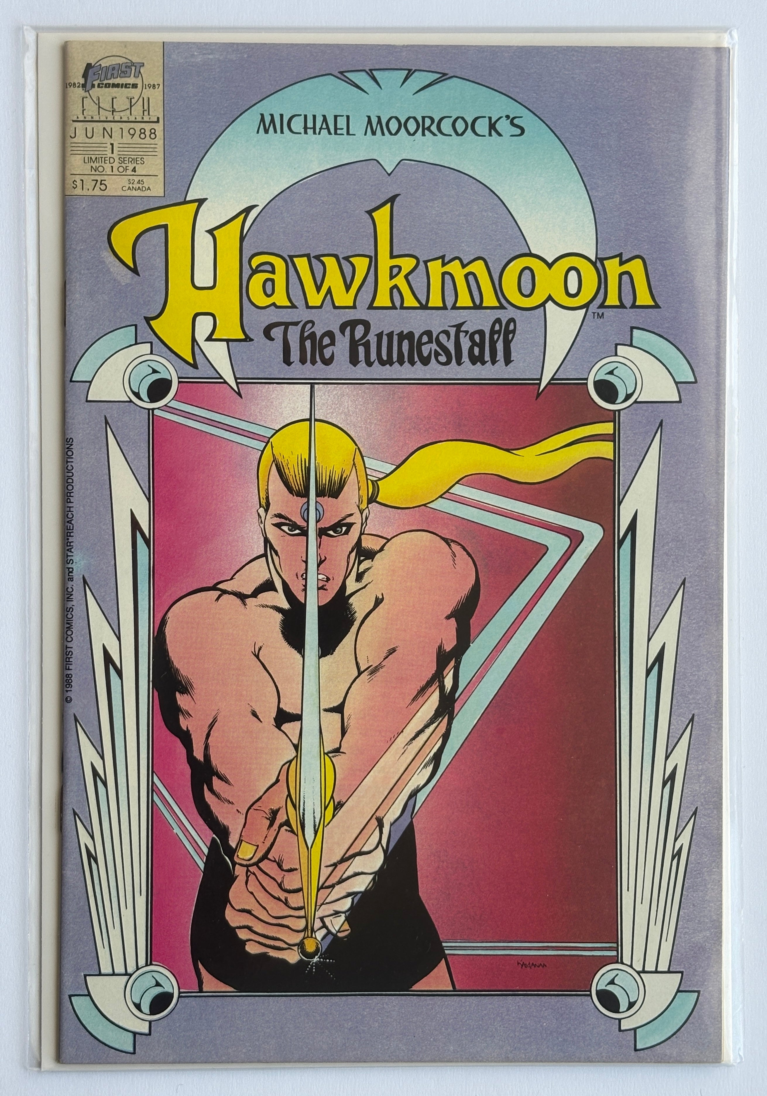 Hawkmoon: Runestaff #1 - (1 of 4) First Comics June 1988VF+ 8.5