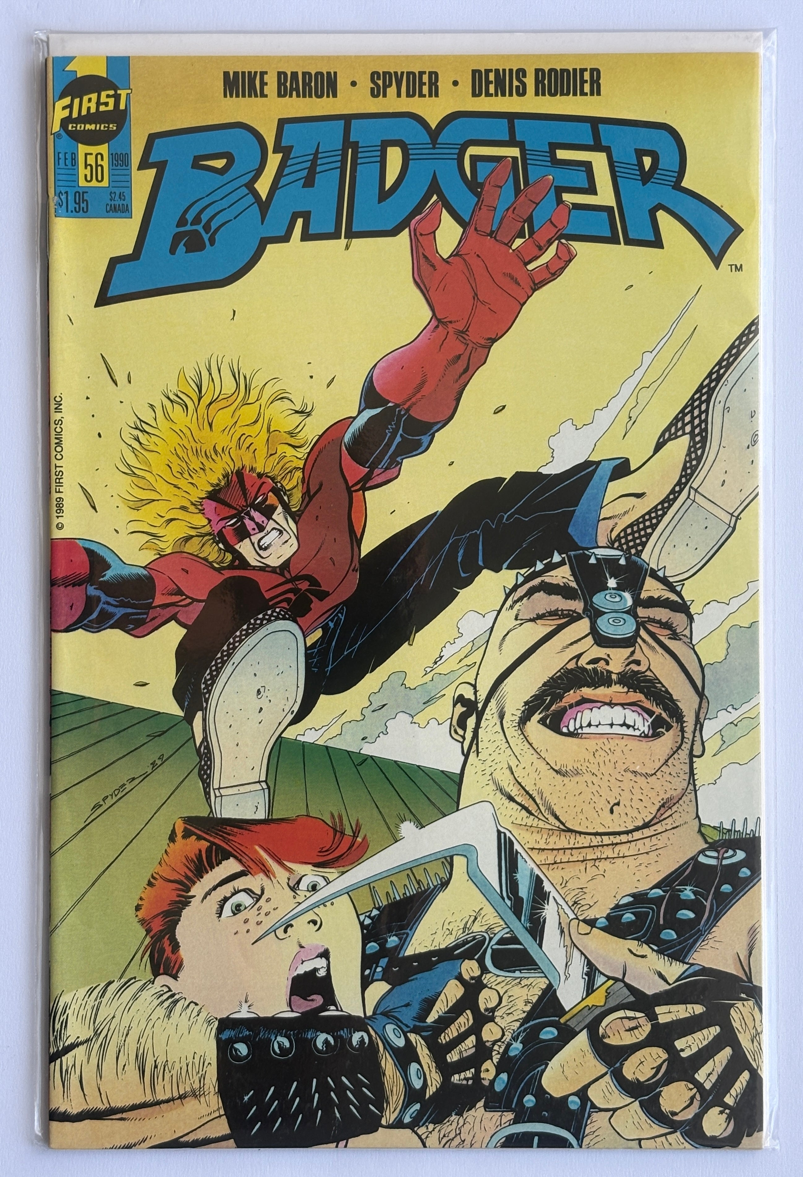 Badger #56 - First Comics Inc - February 1990 VF+ 8.5