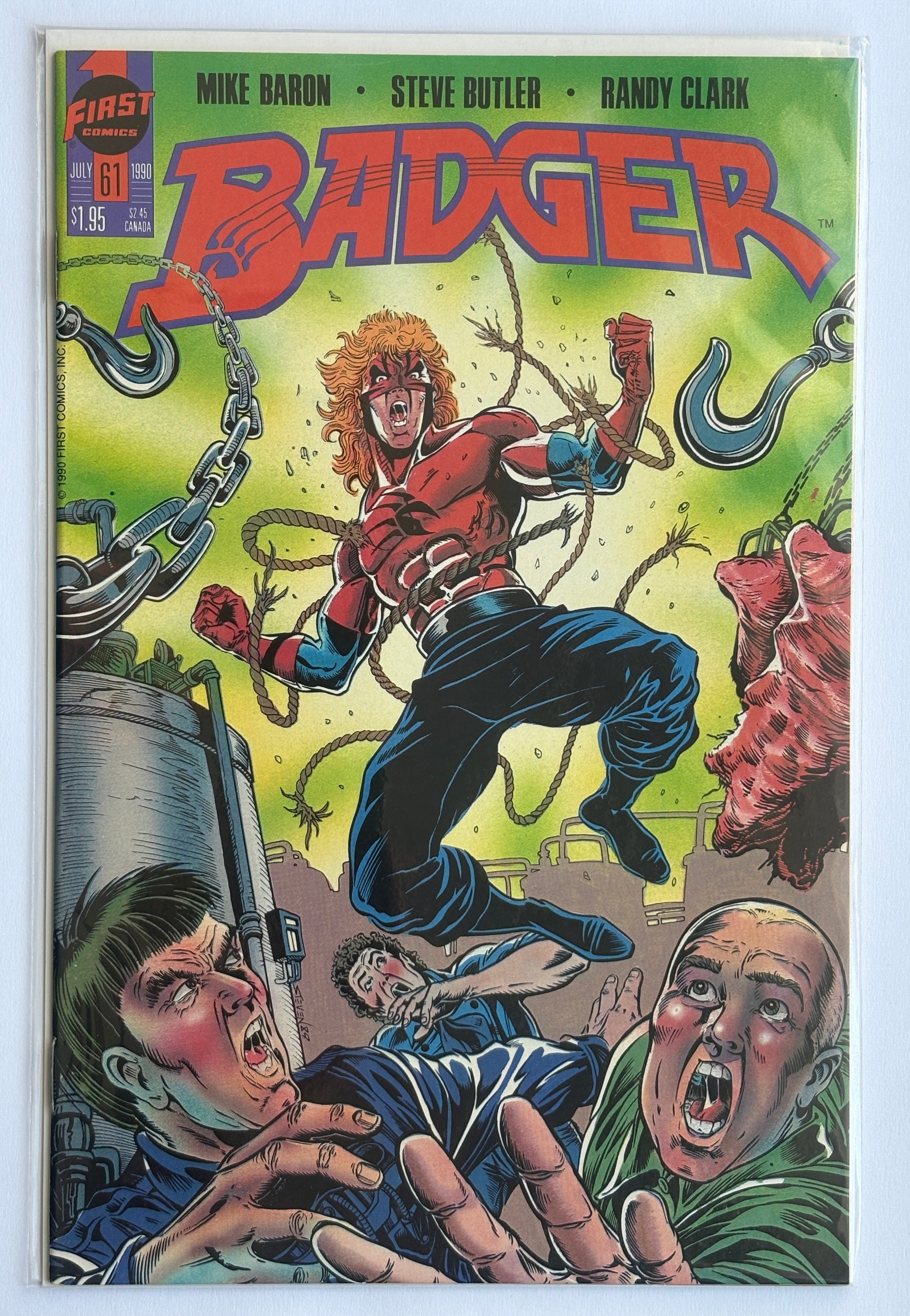 Badger #61 - First Comics Inc - July 1990 VF 8.0