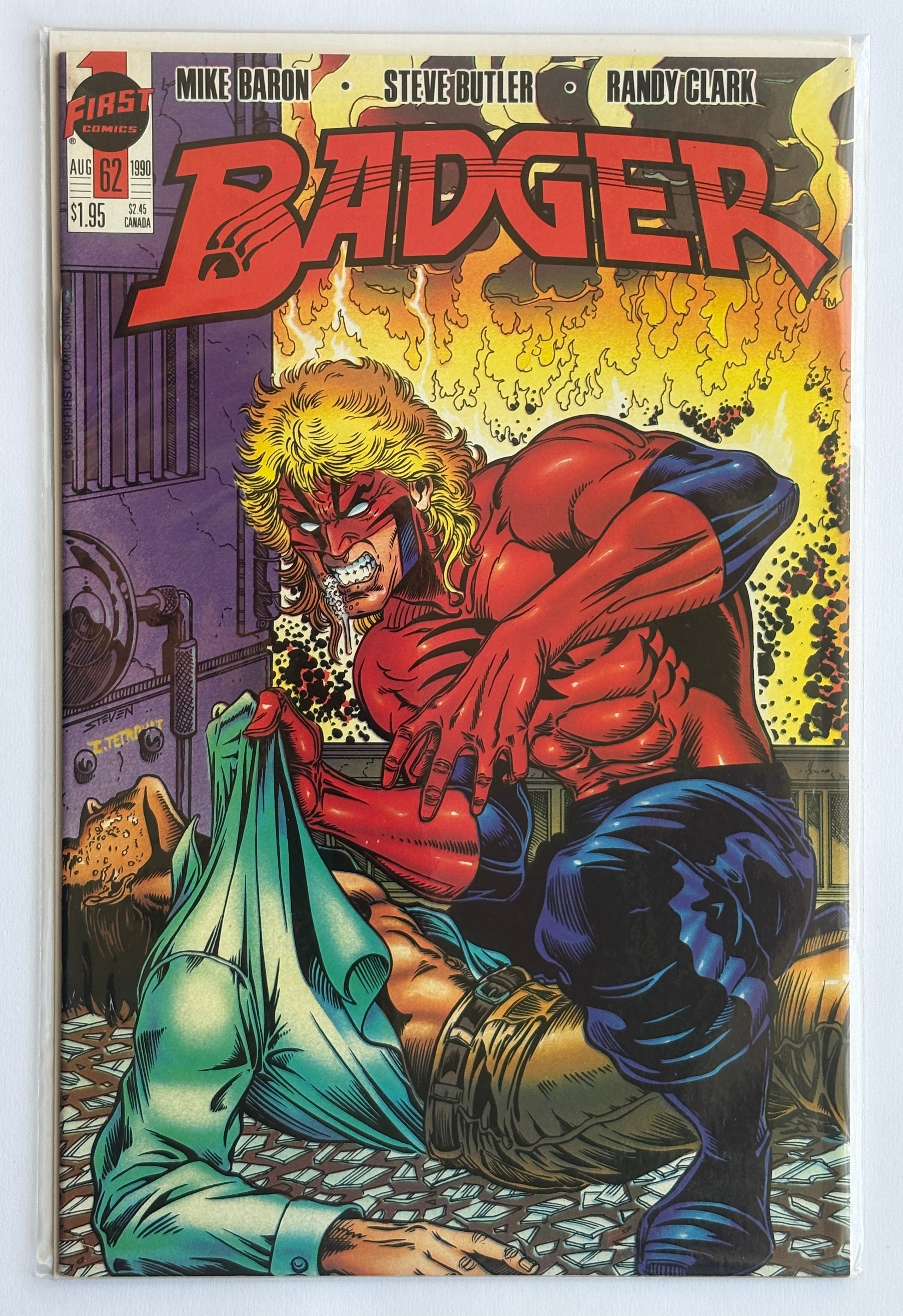 Badger #62 - First Comics Inc - August 1990 VF- 7.5