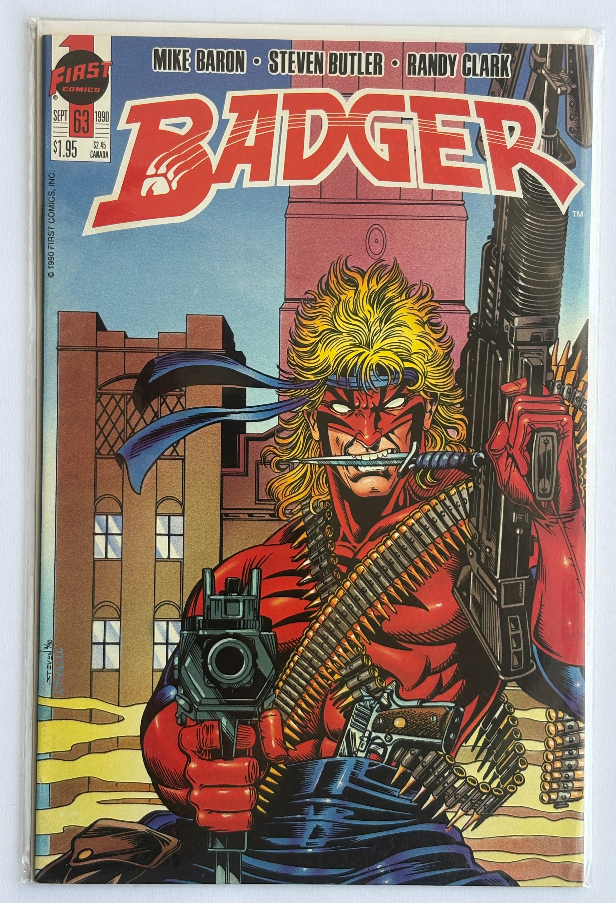 Badger #63 - First Comics Inc - September 1990 VF+ 8.5