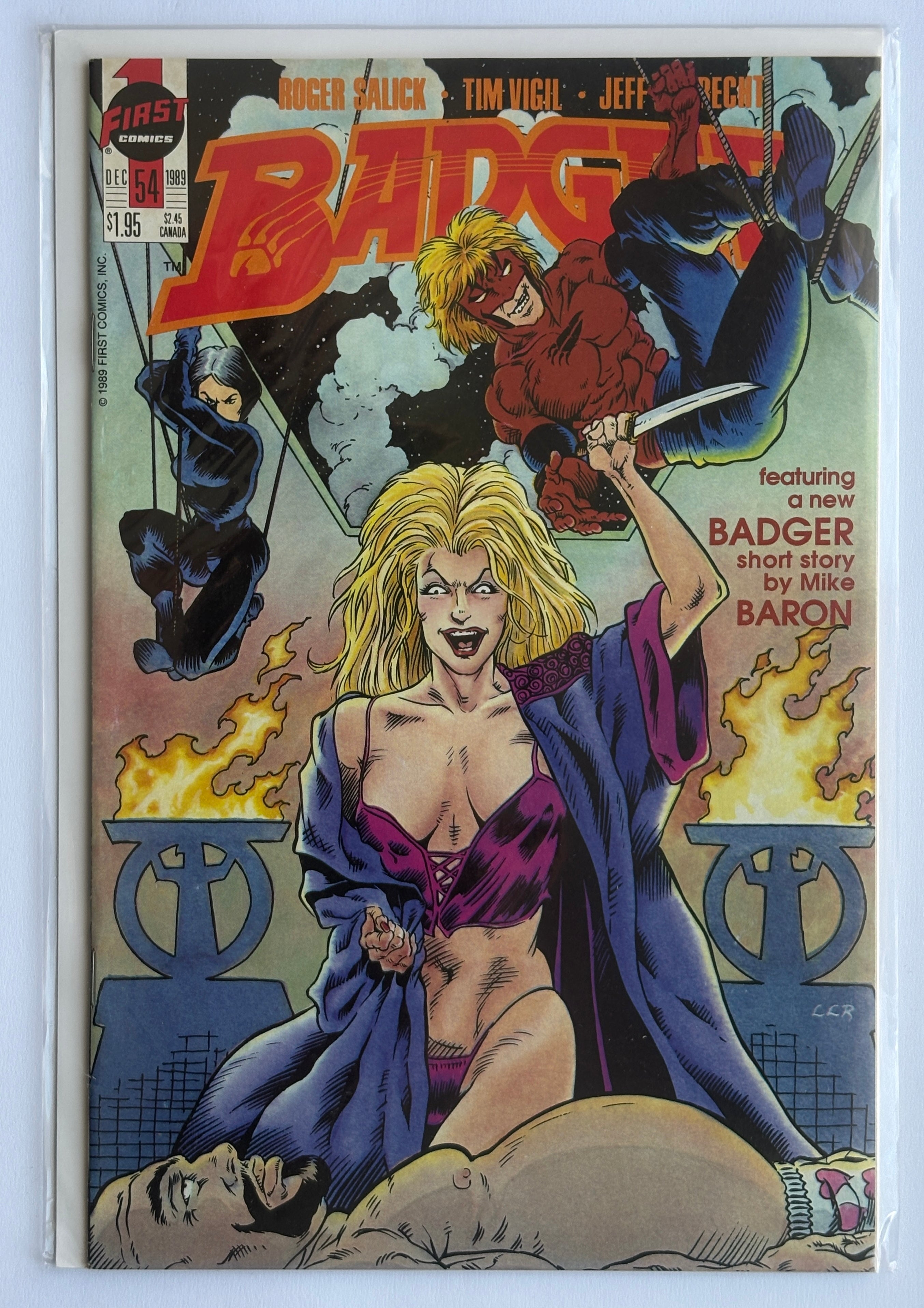 Badger #54 - First Comics Inc - December 1989 VF 8.0