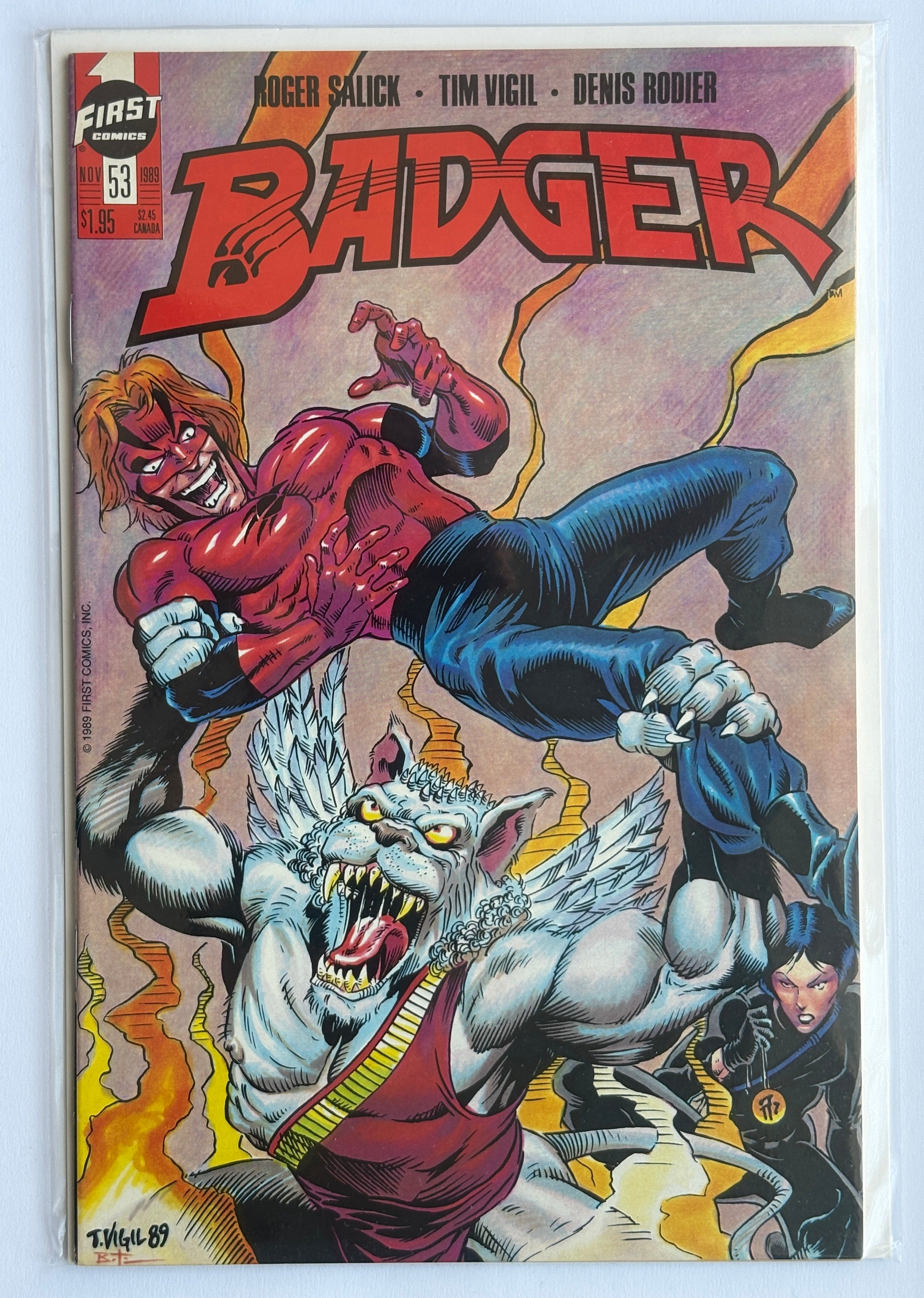 Badger #53 - First Comics Inc - November 1989 VF/NM 9.0