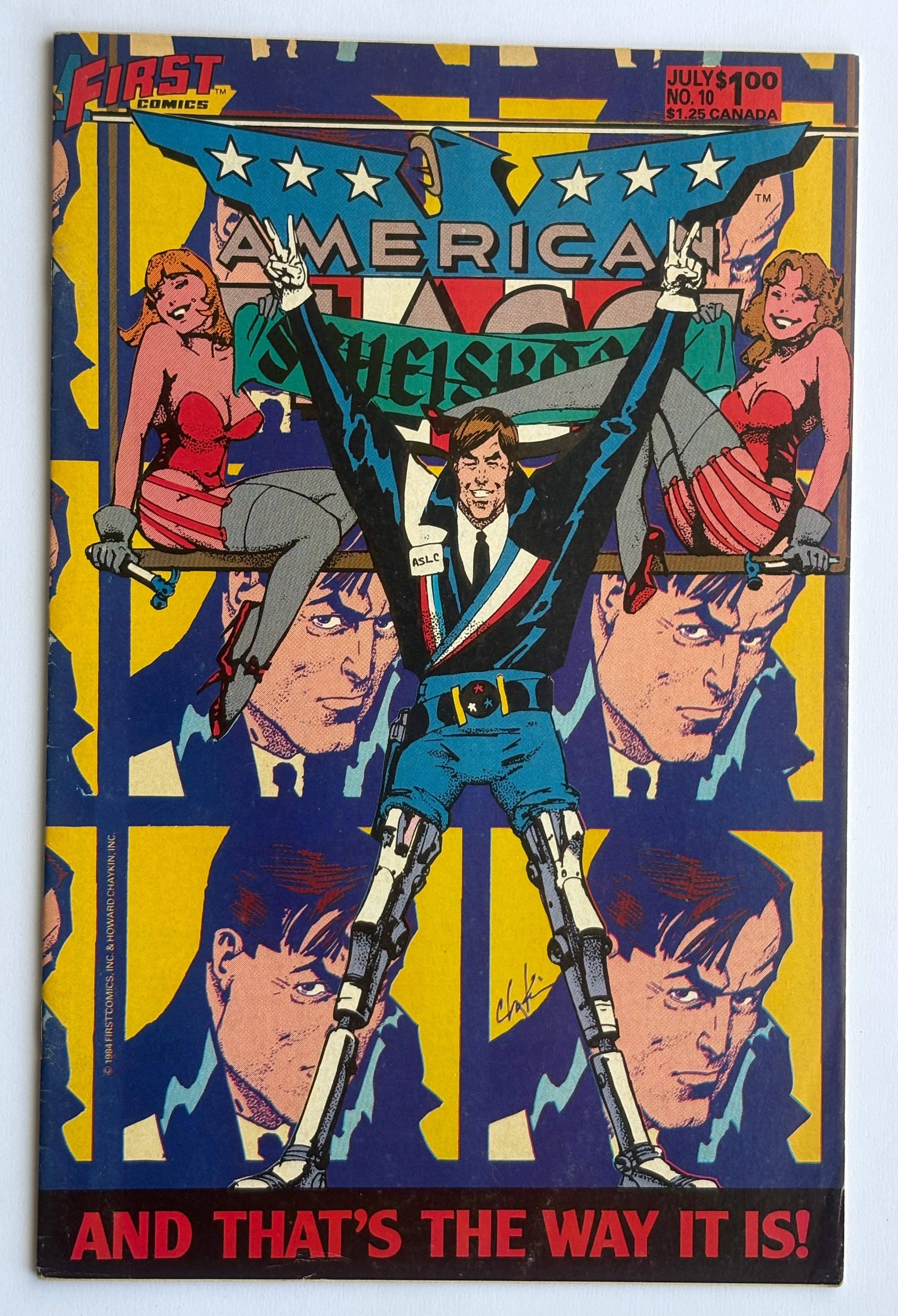 American Flagg #10 - First Comics July 1994 VF+ 8.5